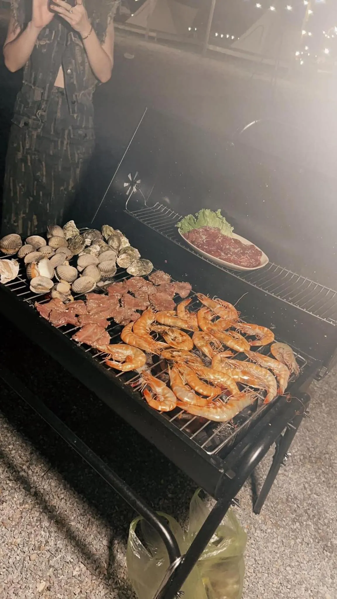 BBQ facilities in Tung Quang Hotel