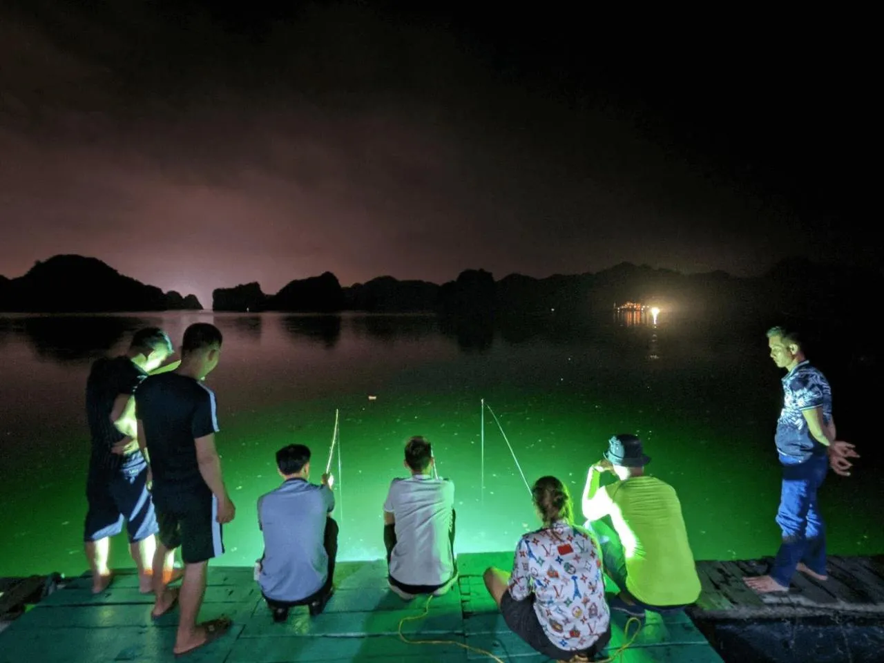 Fishing in Tung Quang Hotel