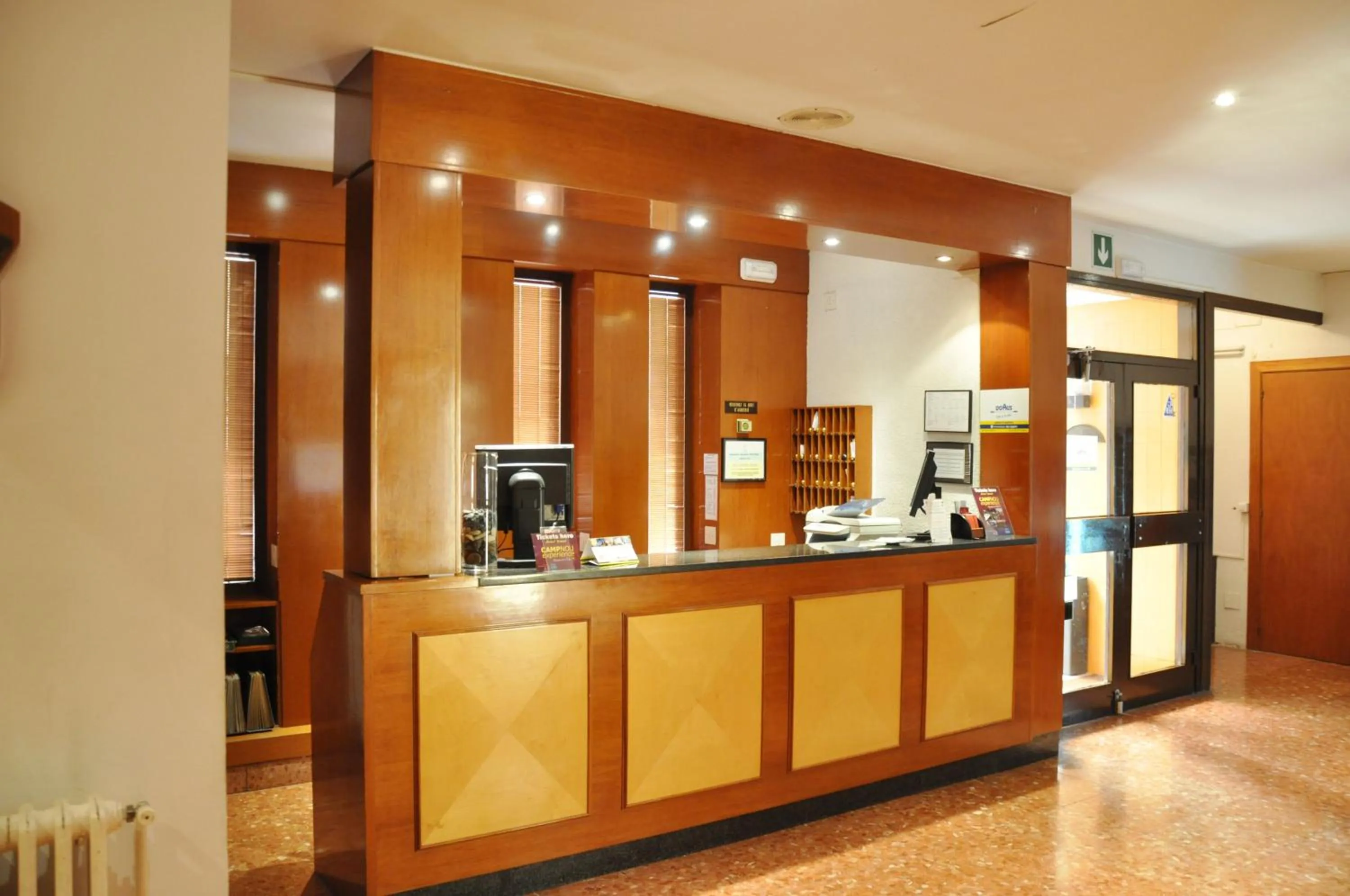 Lobby or reception in Hotel Alguer Camp Nou