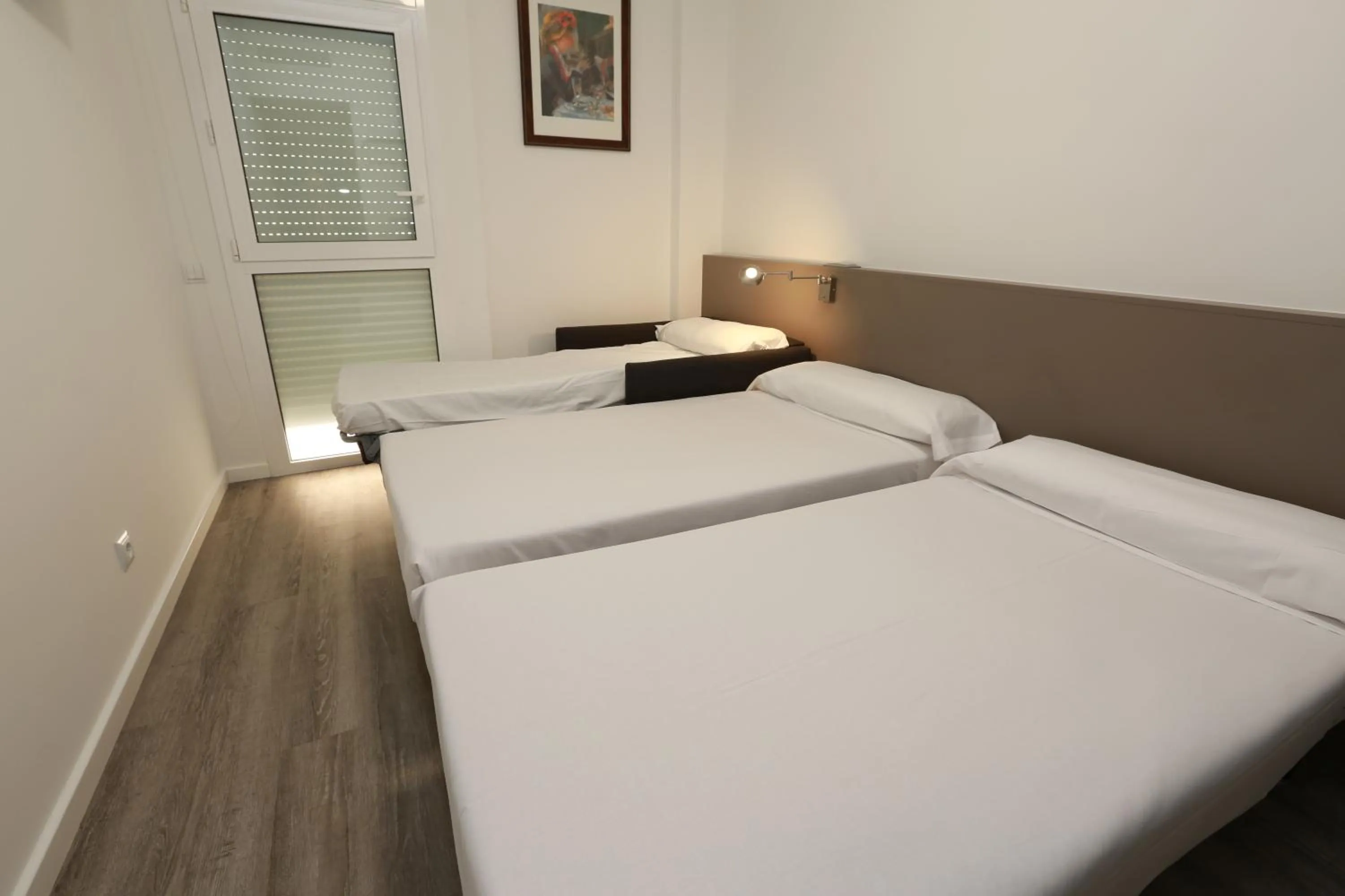 Bed in Hotel Alguer Camp Nou