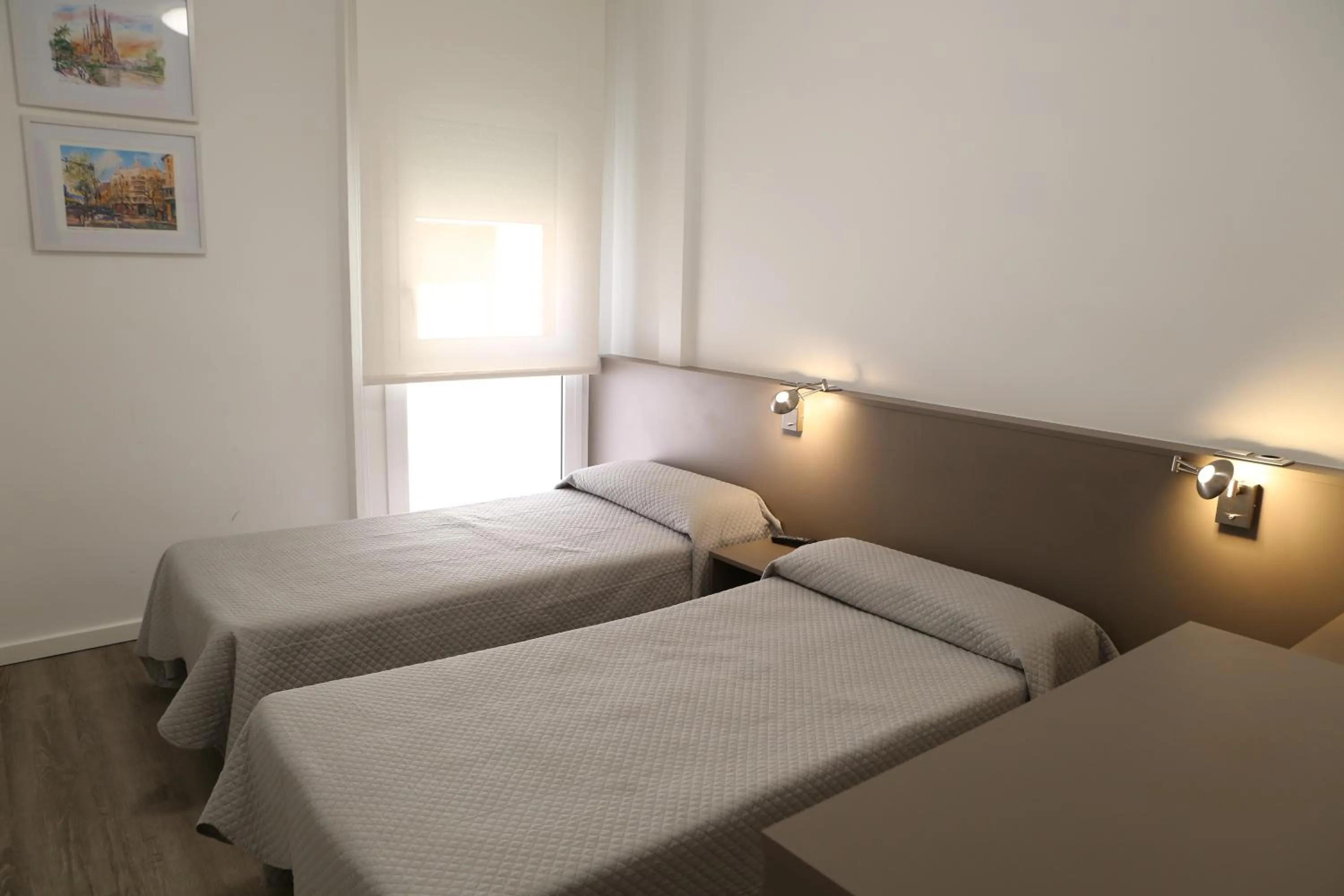 Bed in Hotel Alguer Camp Nou