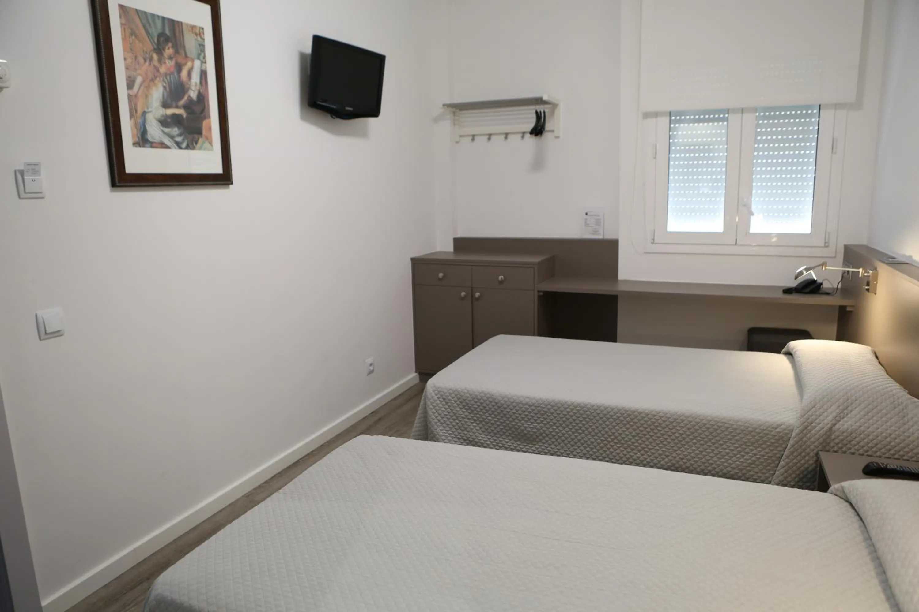 Bed in Hotel Alguer Camp Nou