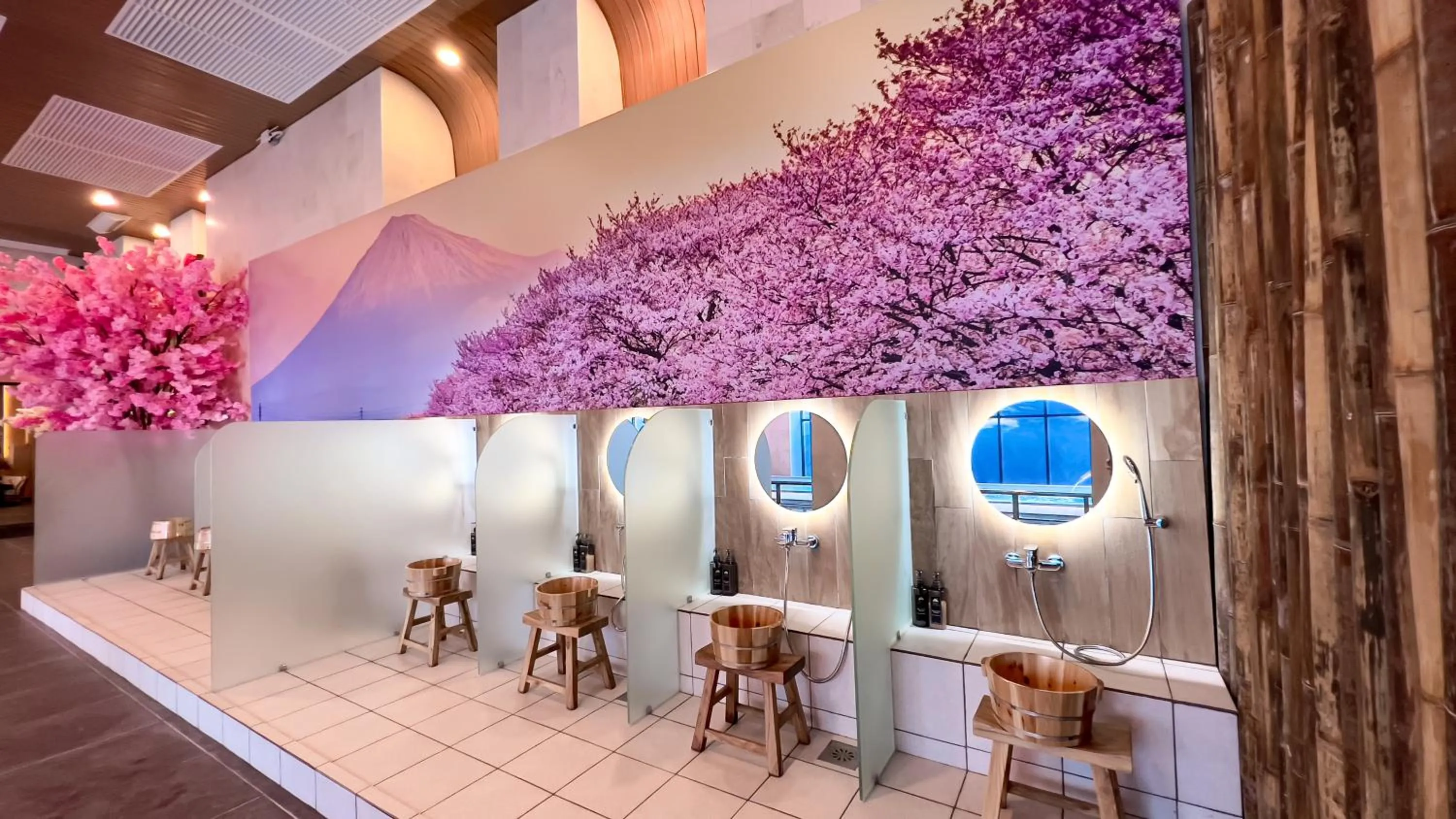 Shower in The Yanné, Onsen Hotel