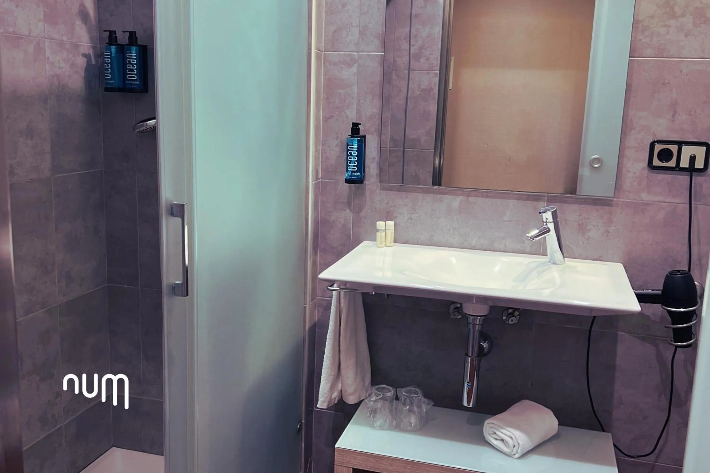 Bathroom in Num Hotel
