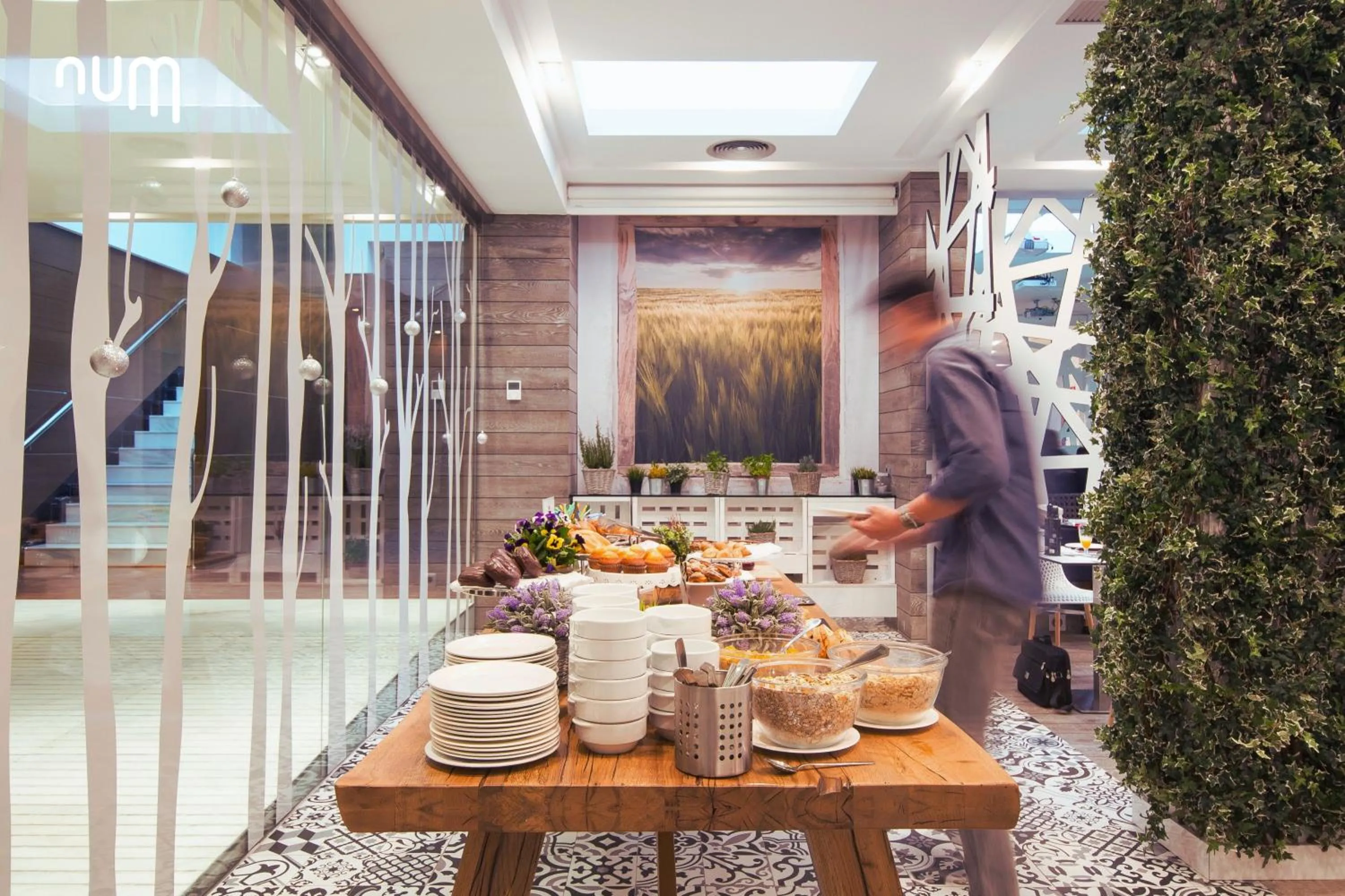 Buffet breakfast in Num Hotel