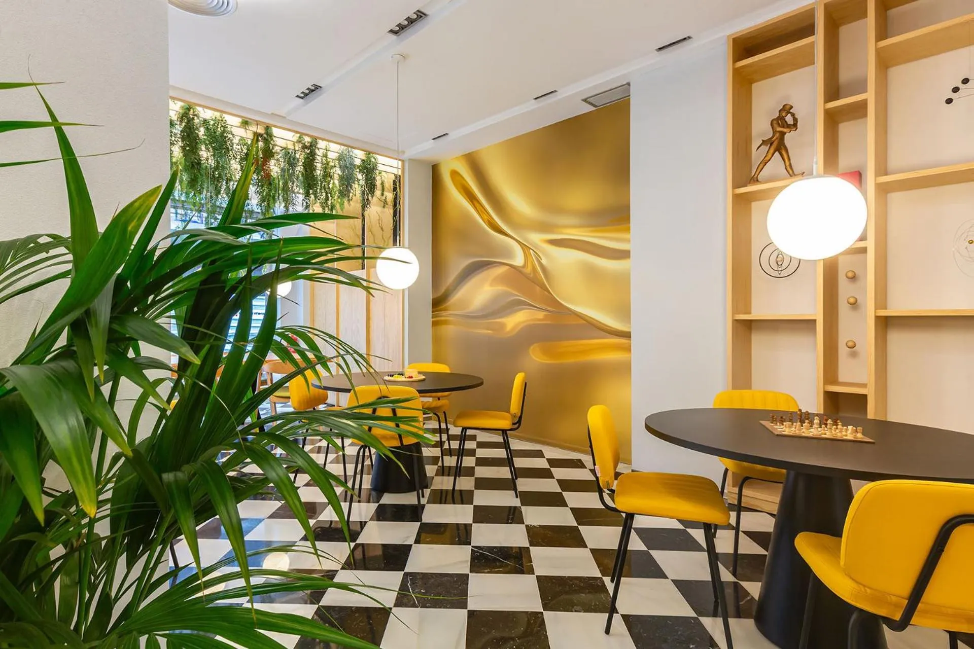 Seating area in Num Hotel