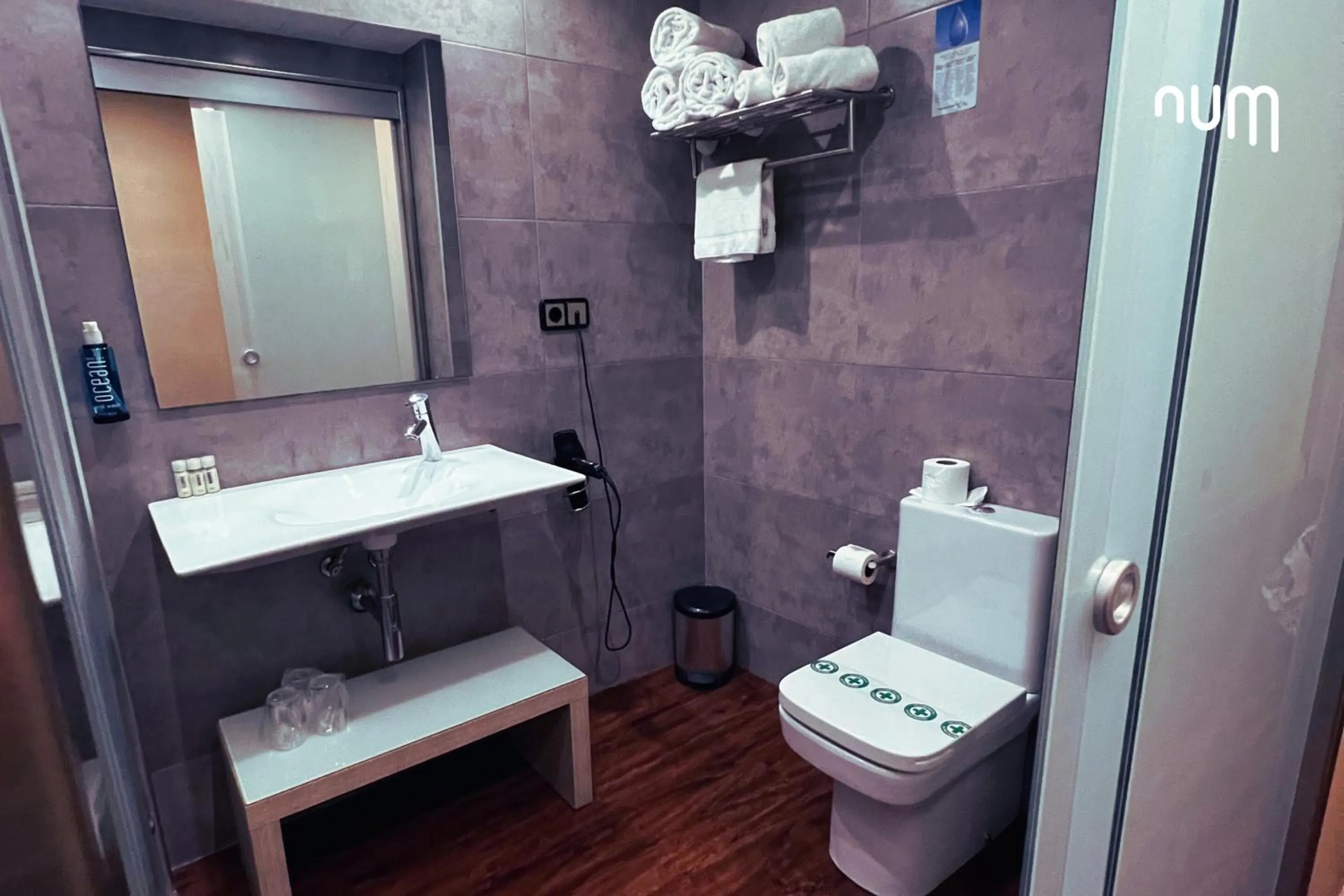 Bathroom in Num Hotel