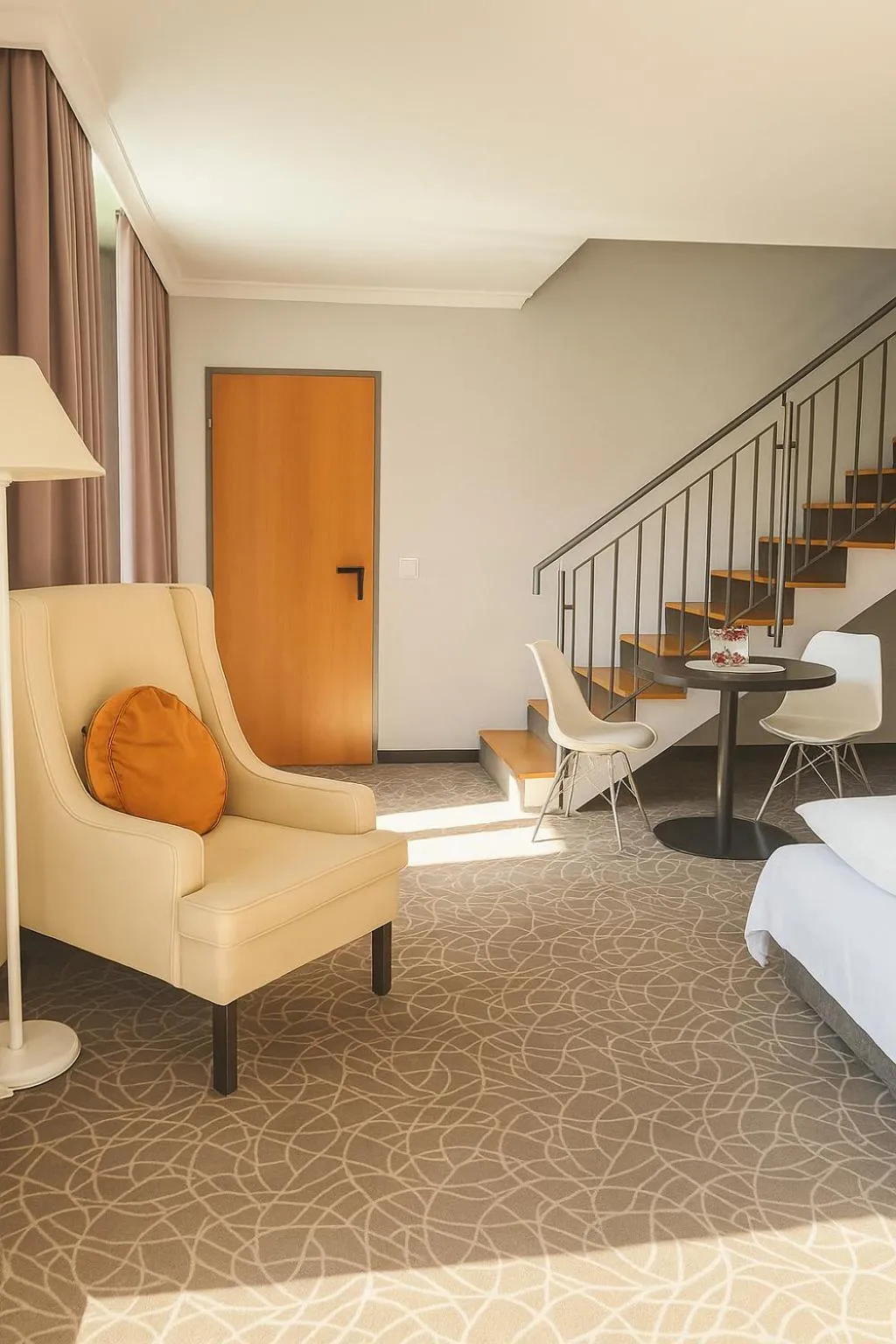 Living room in 24hours Apartment Hotel