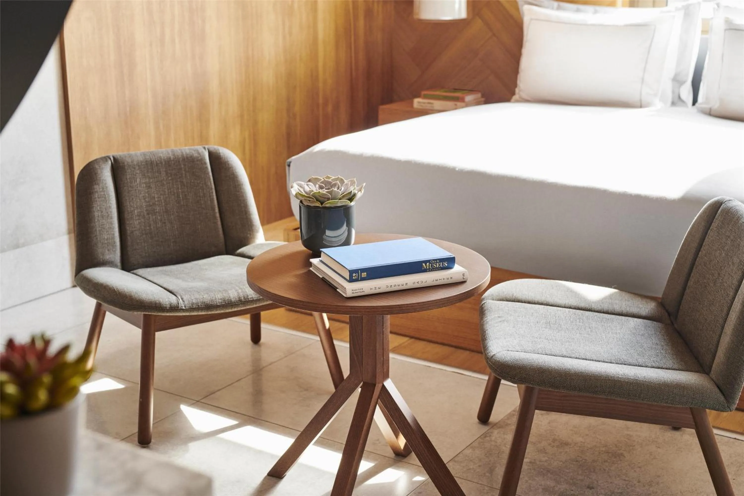 Bedroom, Bed in Grand Hyatt Barcelona