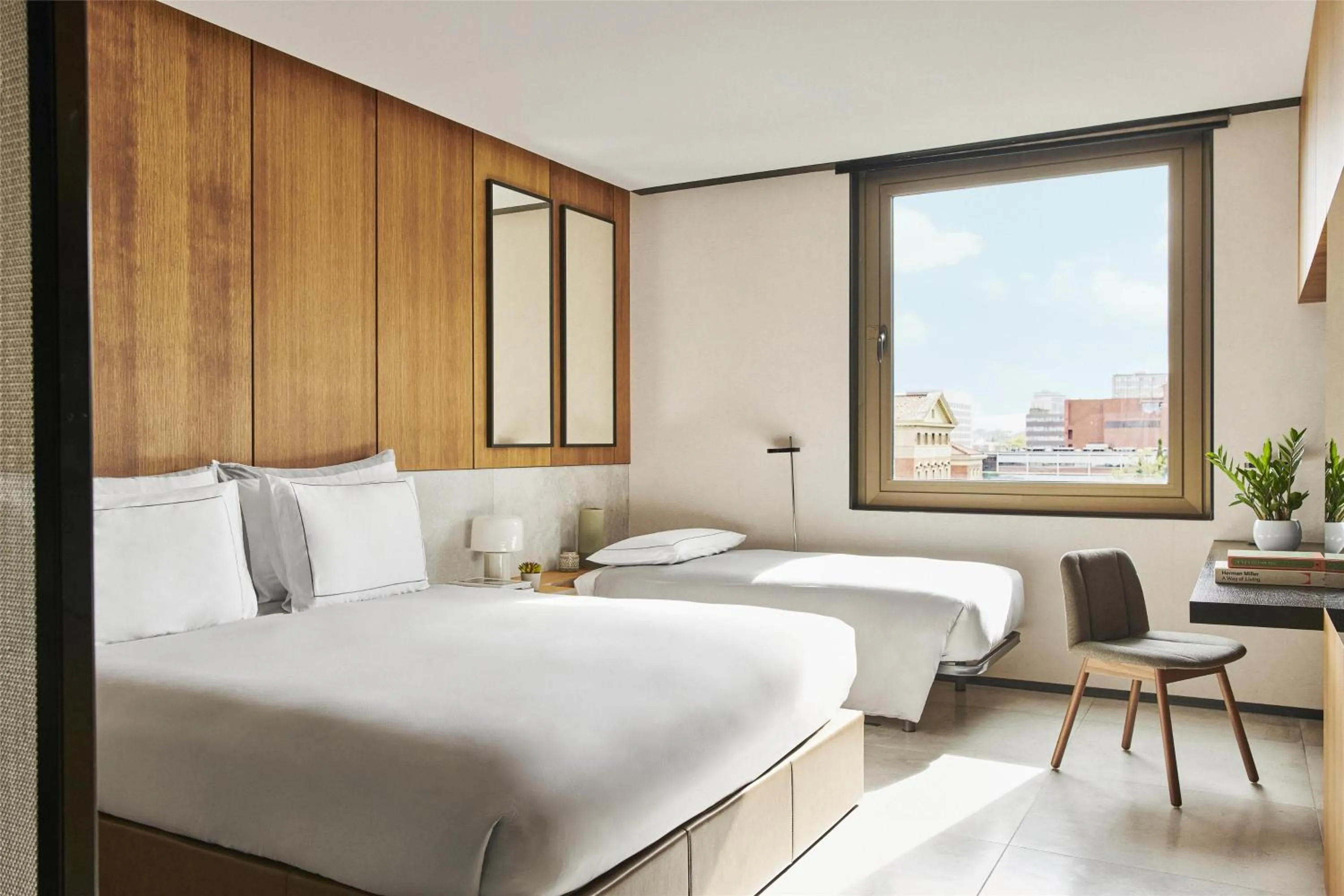 Bedroom, Bed in Grand Hyatt Barcelona
