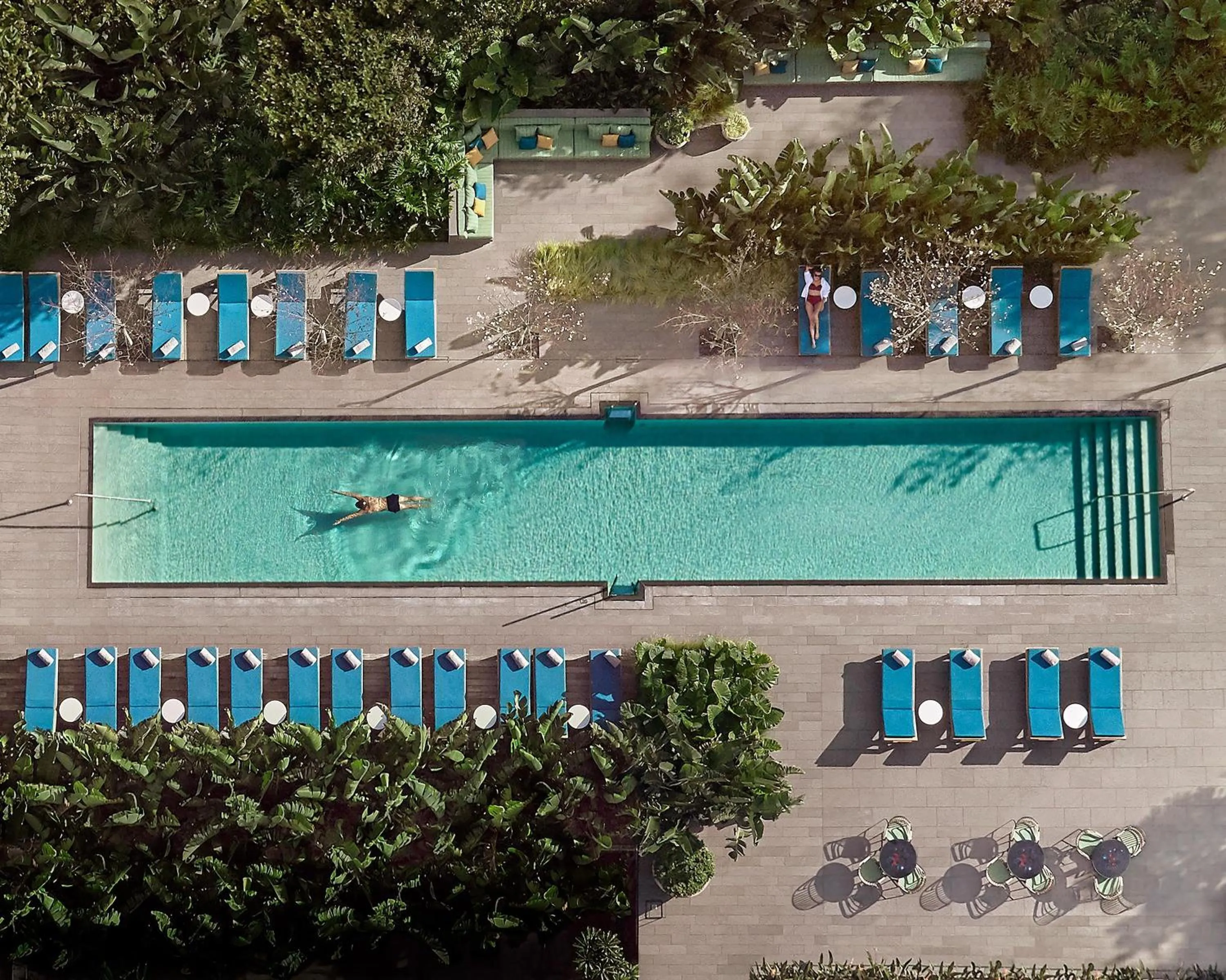 Swimming pool in Grand Hyatt Barcelona