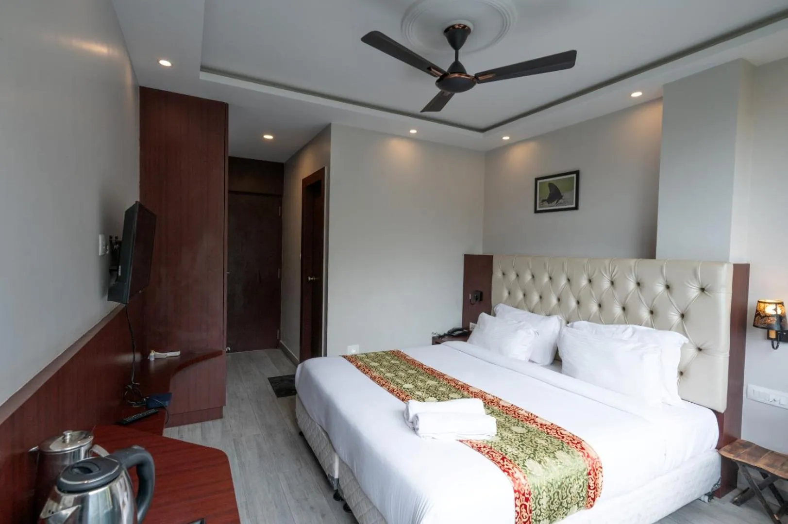 Bed in Avianna Gangtok Resort & Spa