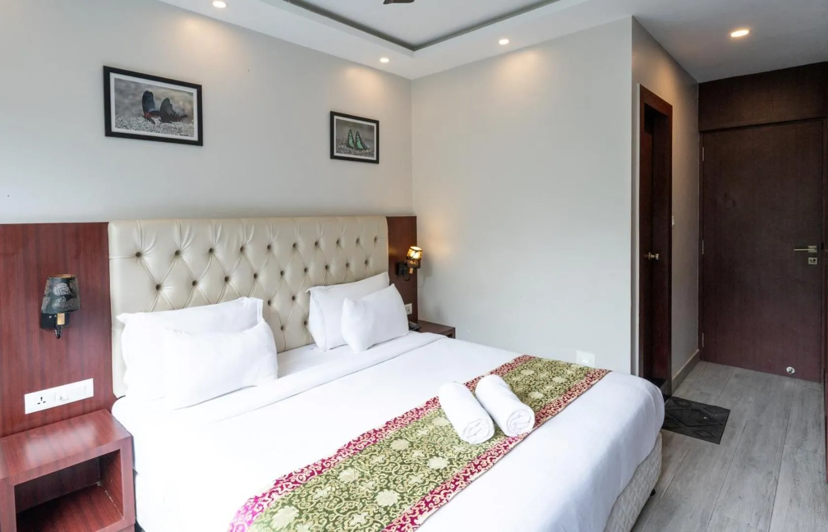Bed in Avianna Gangtok Resort & Spa