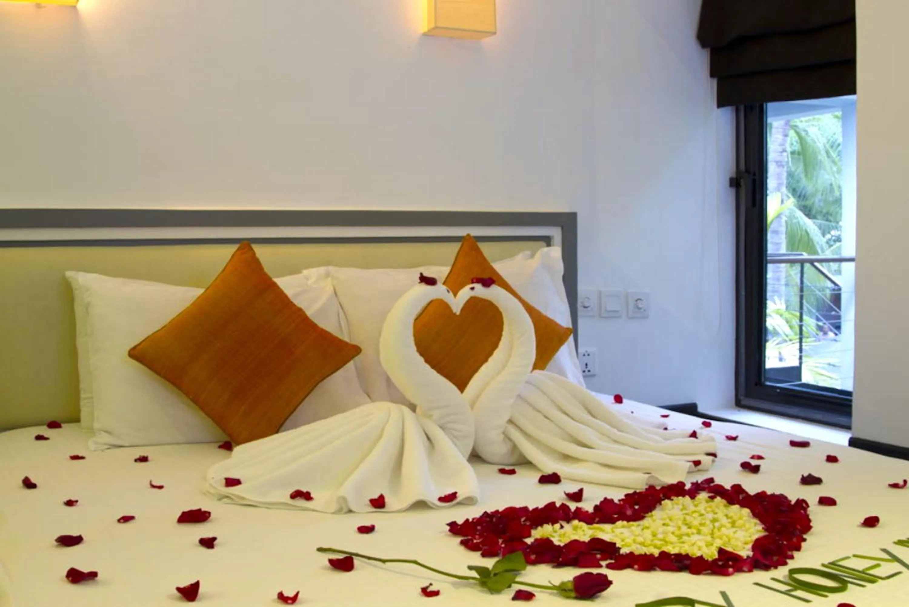 Bed in Apsara Greenland Boutique Villa & Resort