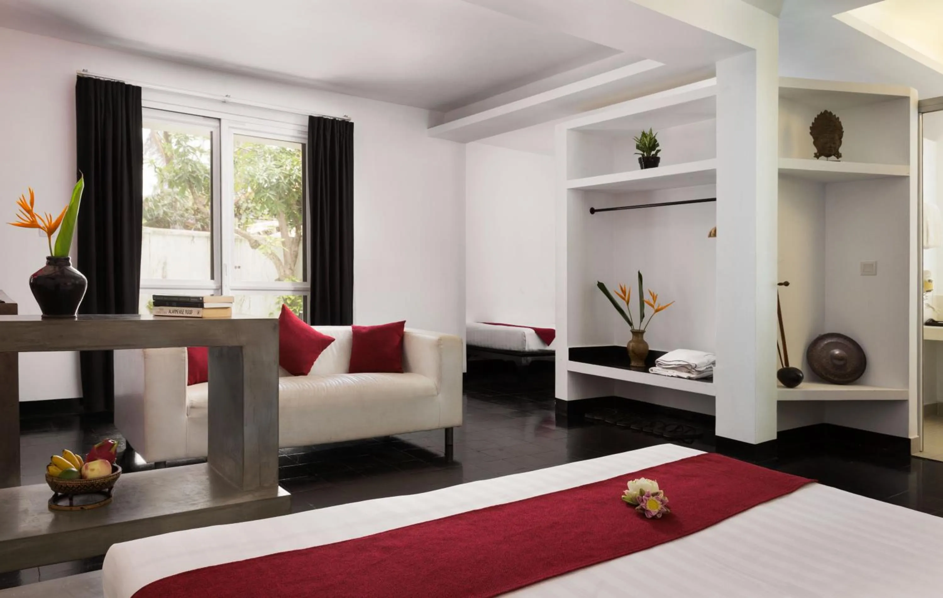 Bed in Apsara Greenland Boutique Villa & Resort