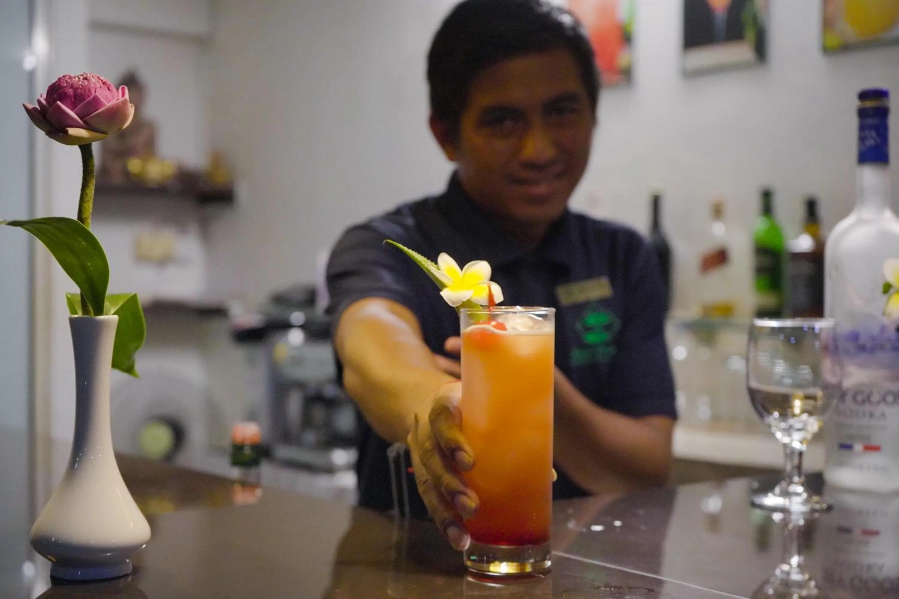 Lounge or bar in Apsara Greenland Boutique Villa & Resort