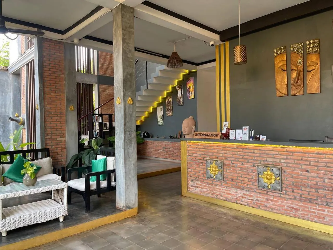 Lobby or reception in Apsara Greenland Boutique Villa & Resort