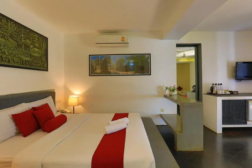 Bed in Apsara Greenland Boutique Villa & Resort
