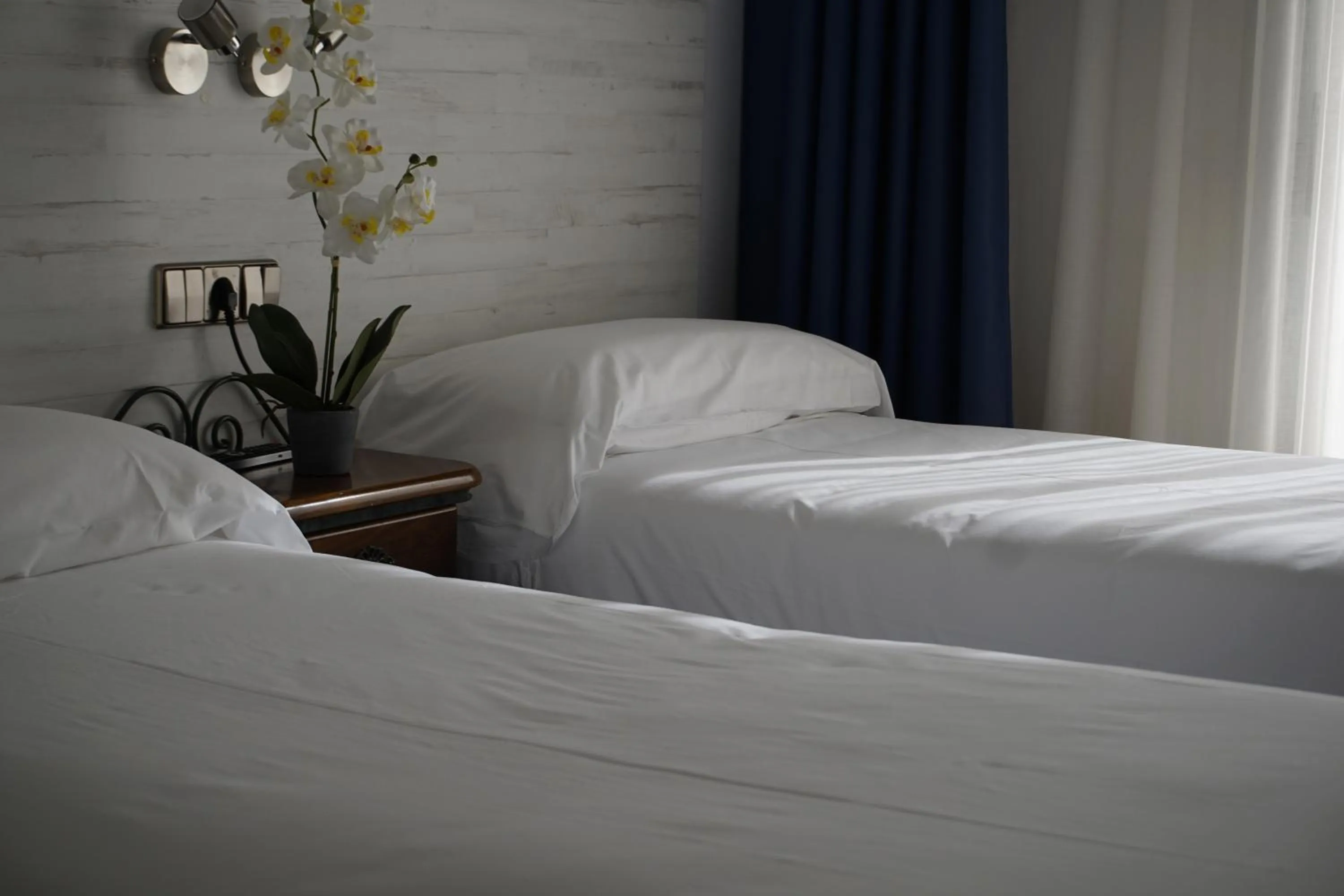 Bed in Hotel Port Sitges