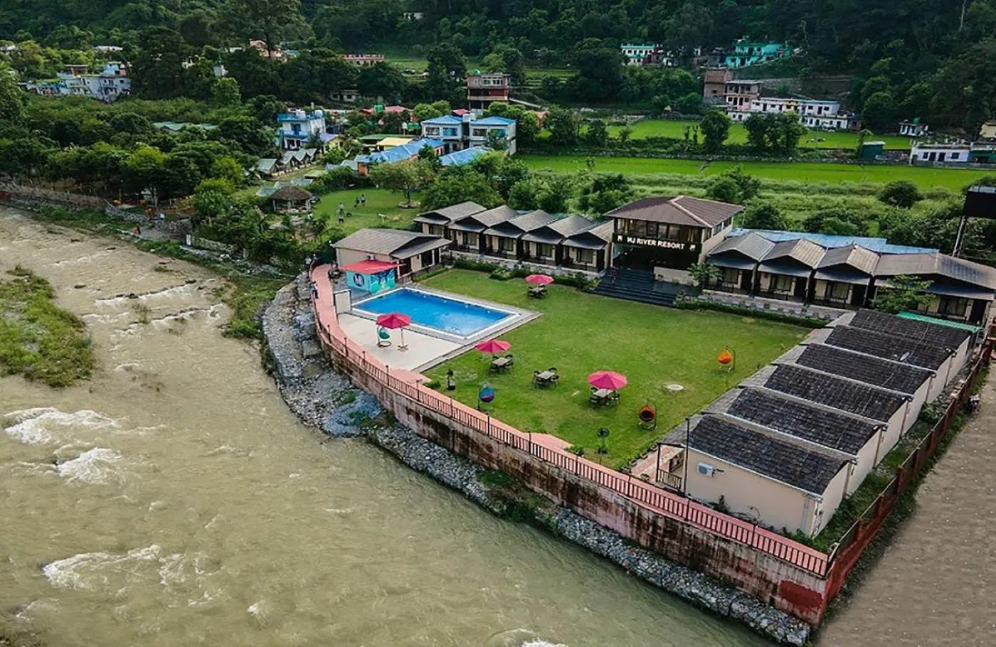 Property building in DLS MJ River Resort, Rishikesh