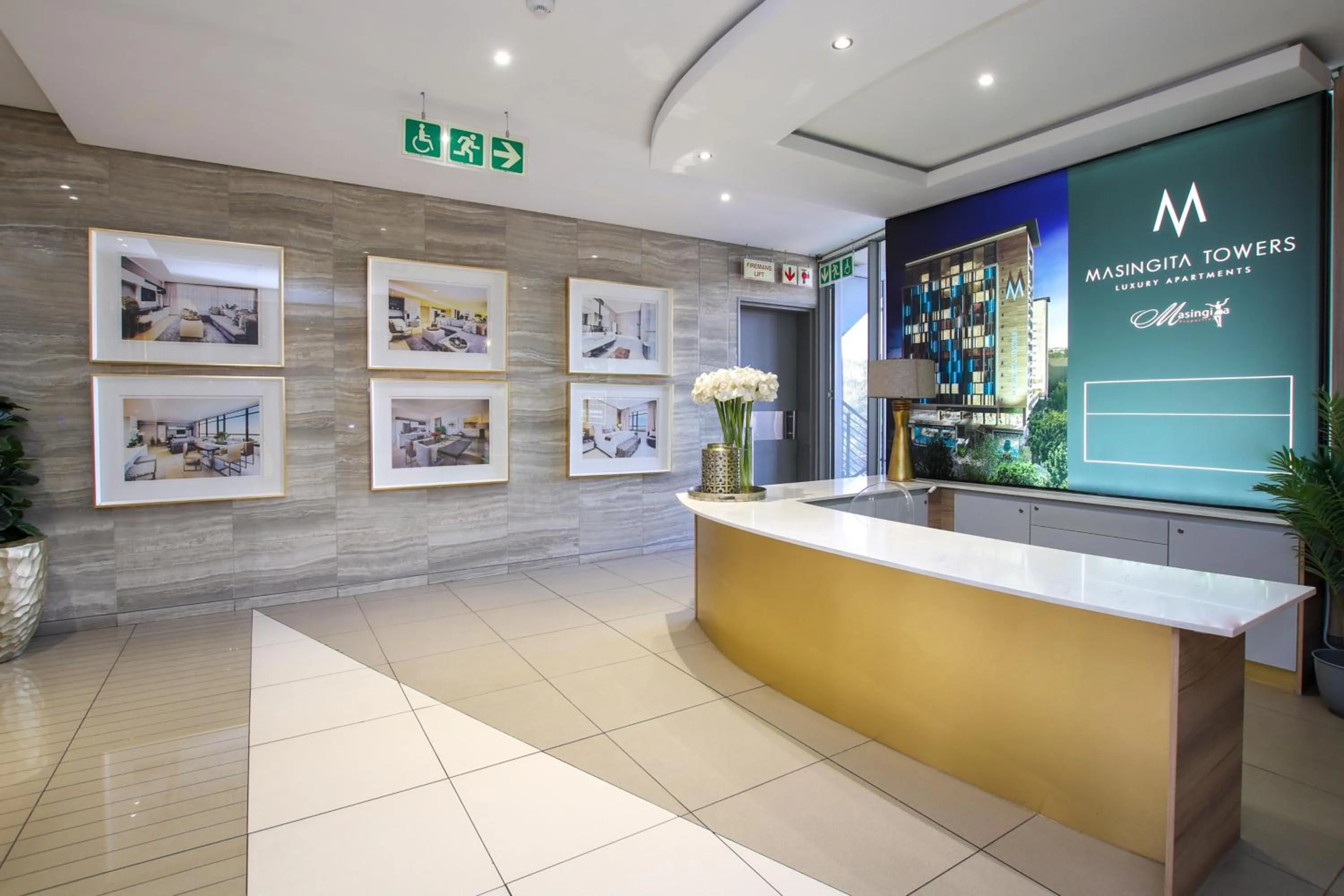 Lobby or reception in CGRSA Apartments Sandton