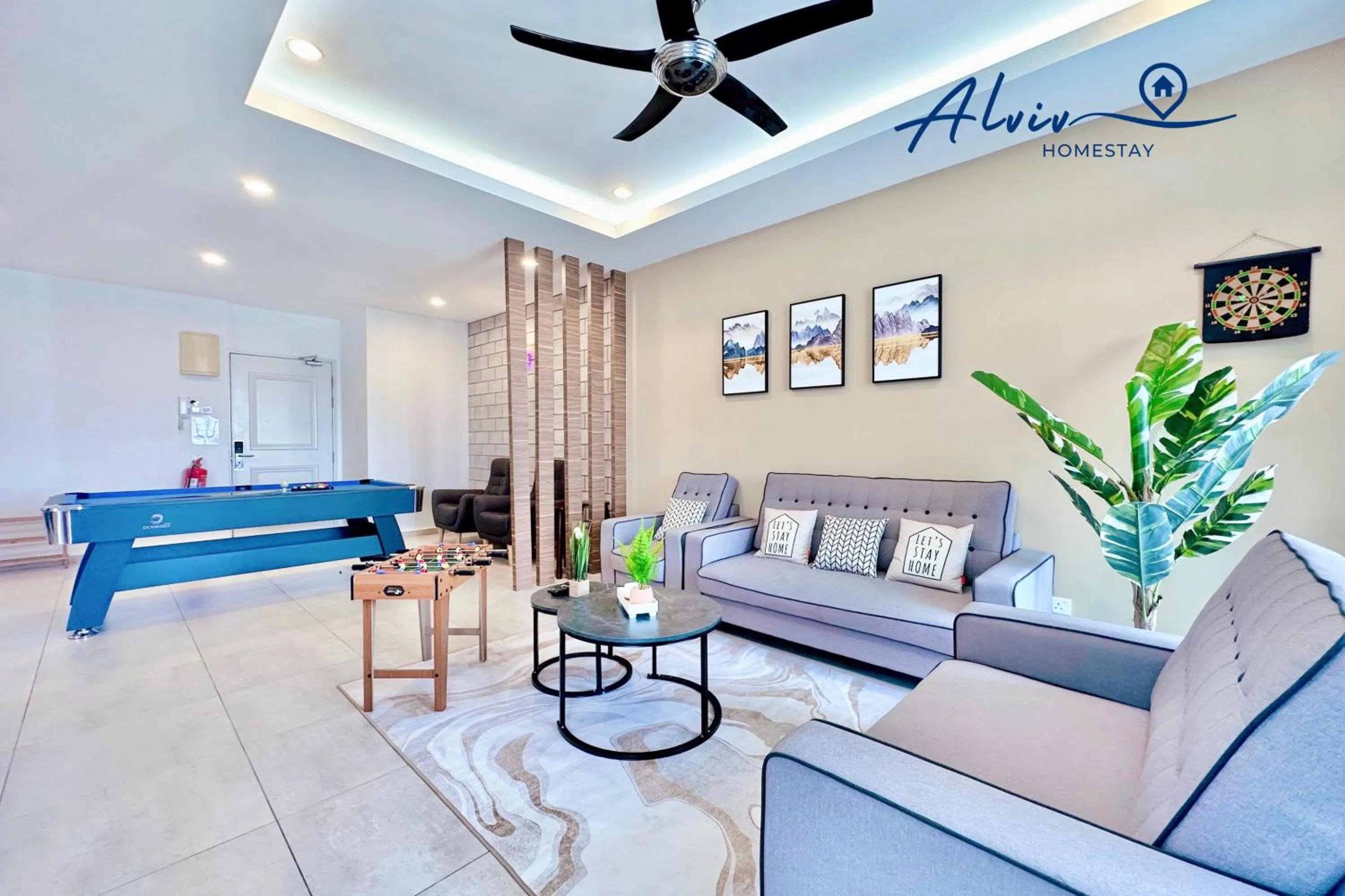 Living room in Atlantis Melaka I 5-11pax I 5min JonkerSt By Alviv Management
