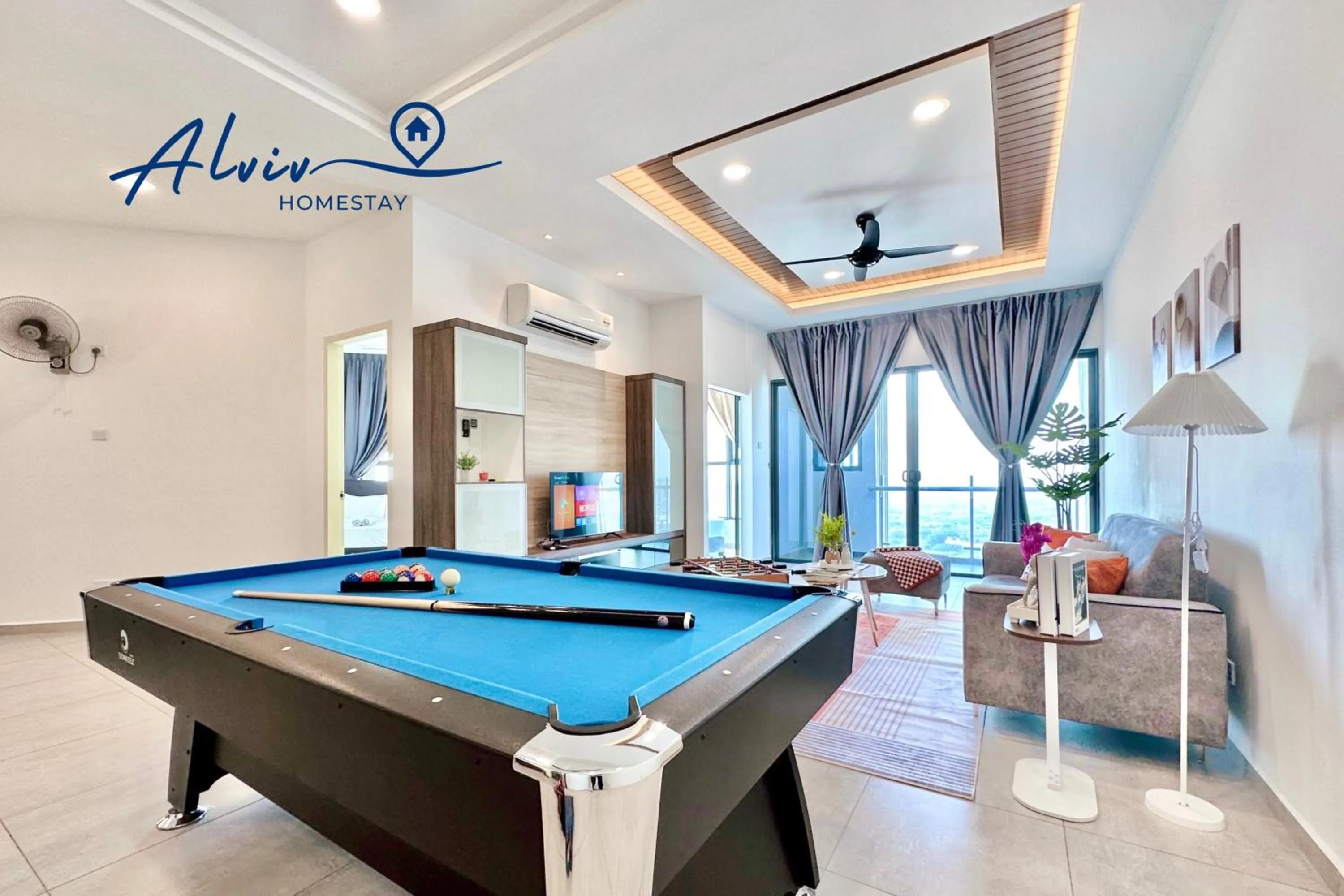 Living room in Atlantis Melaka I 5-11pax I 5min JonkerSt By Alviv Management