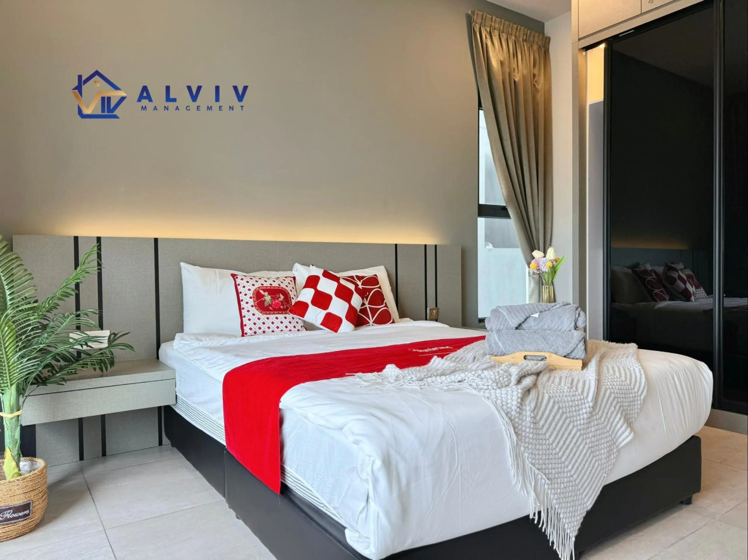 Bedroom, Bed in Atlantis Melaka I 5-11pax I 5min JonkerSt By Alviv Management
