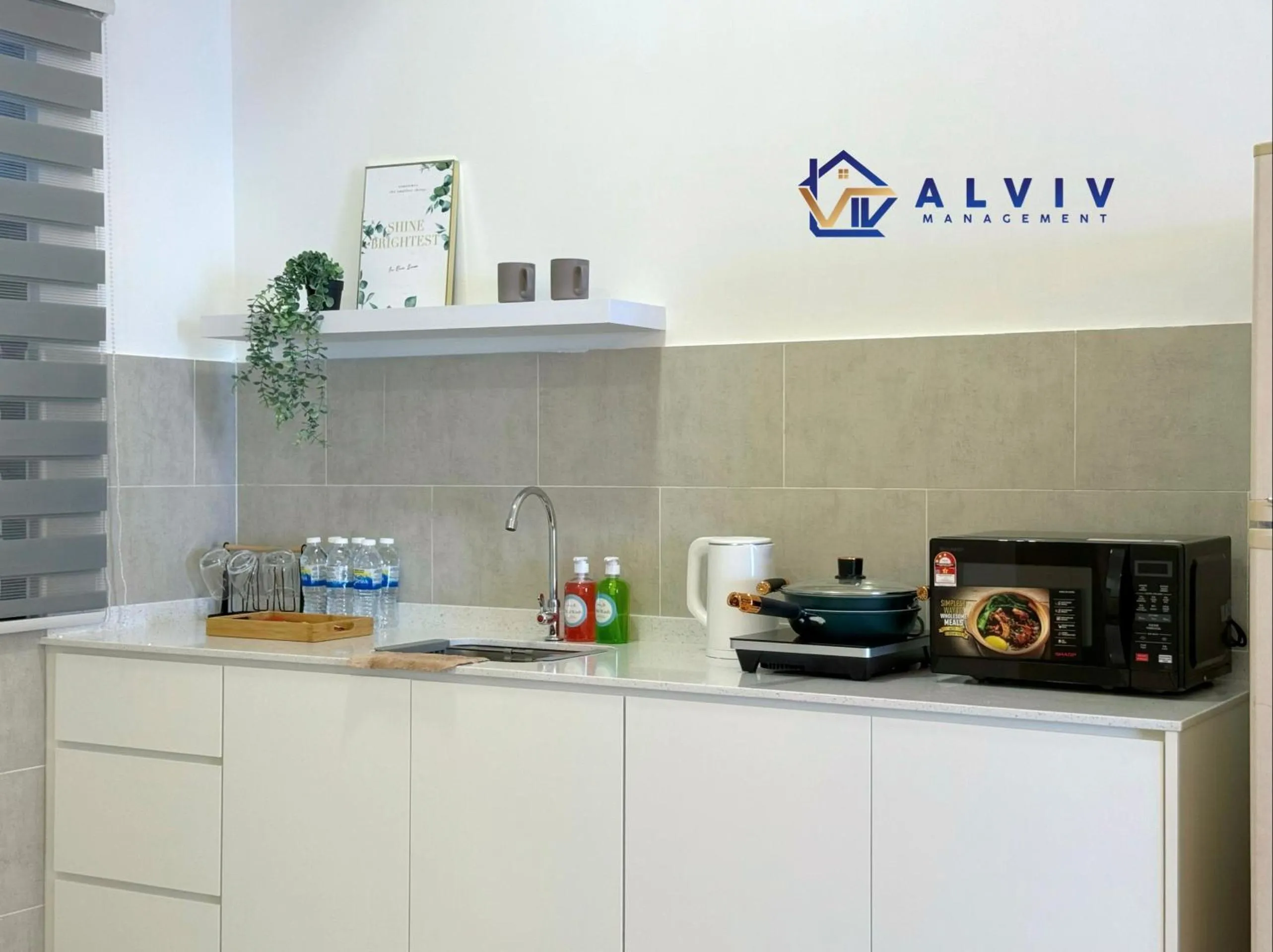 Kitchen or kitchenette in Atlantis Melaka I 5-11pax I 5min JonkerSt By Alviv Management