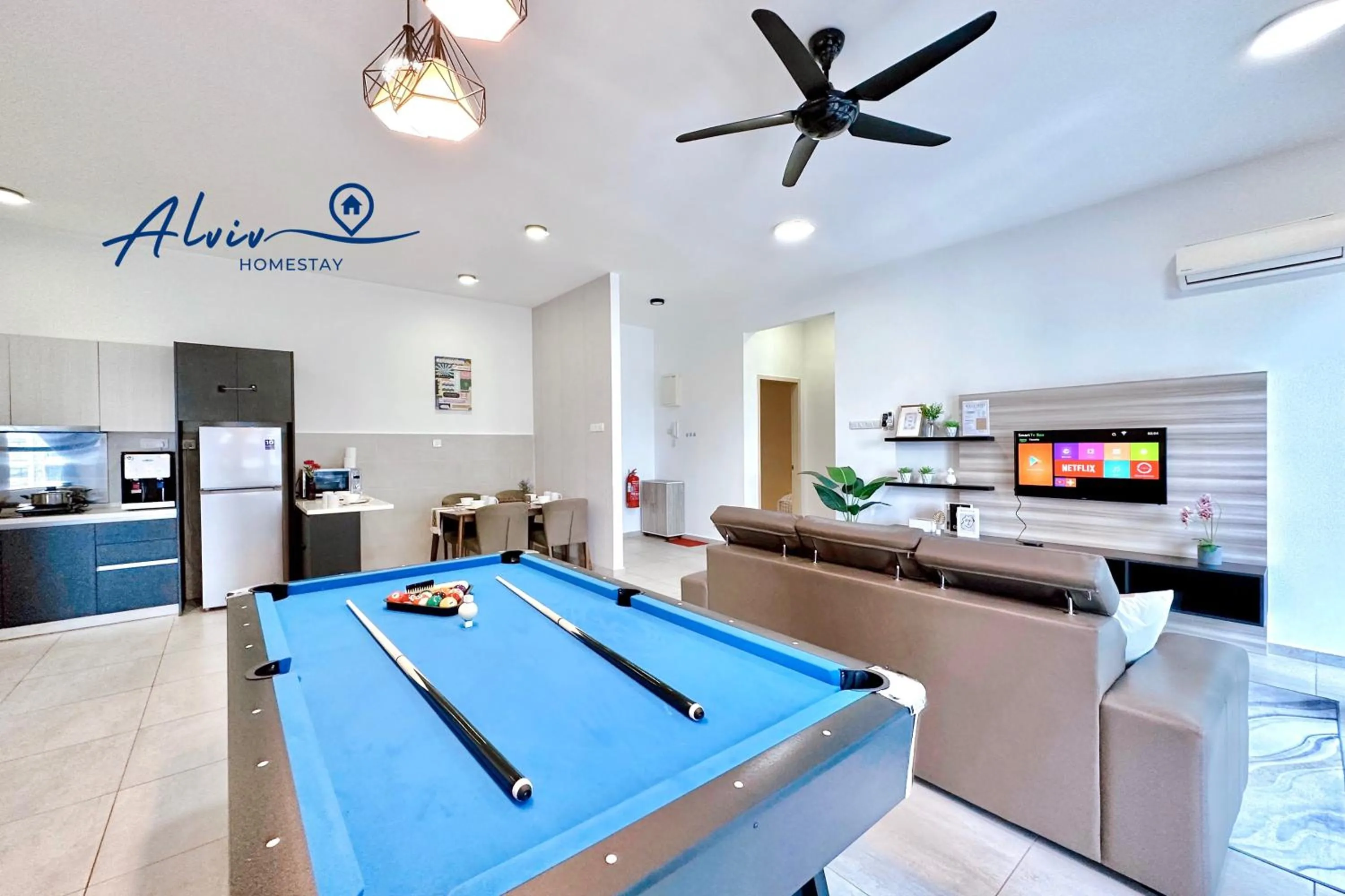 Living room in Atlantis Melaka I 5-11pax I 5min JonkerSt By Alviv Management