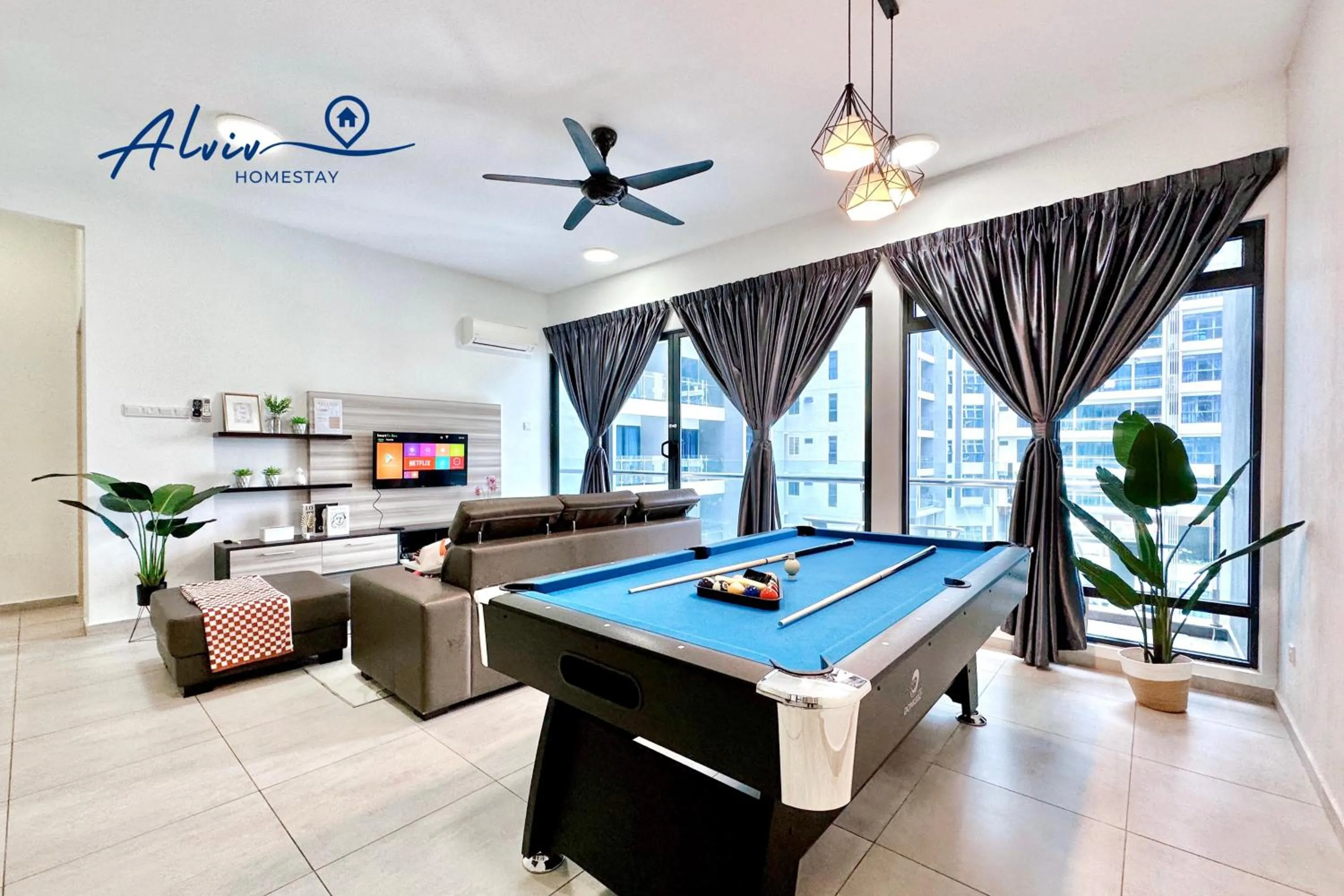 Living room in Atlantis Melaka I 5-11pax I 5min JonkerSt By Alviv Management