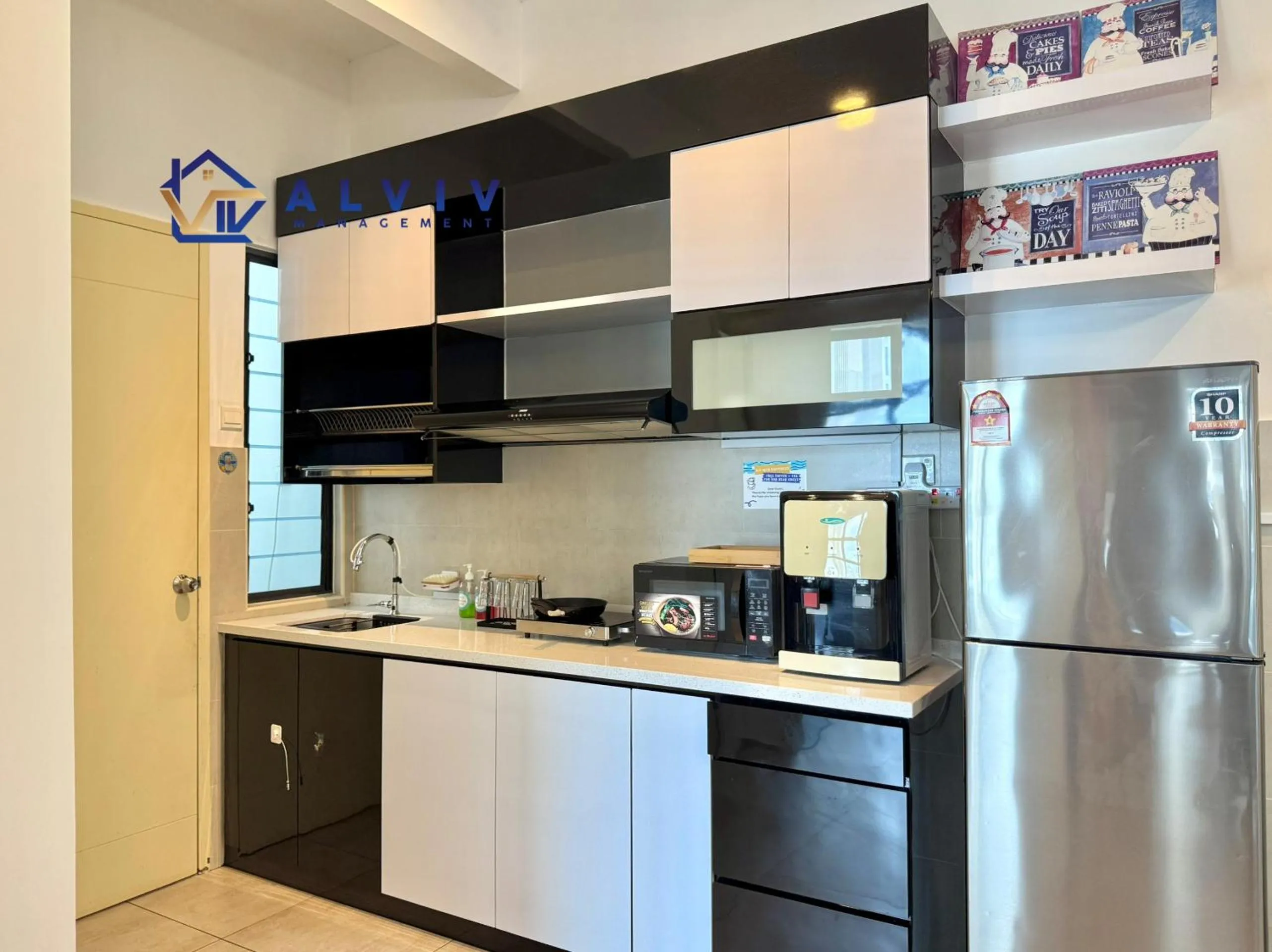 Kitchen or kitchenette in Atlantis Melaka I 5-11pax I 5min JonkerSt By Alviv Management