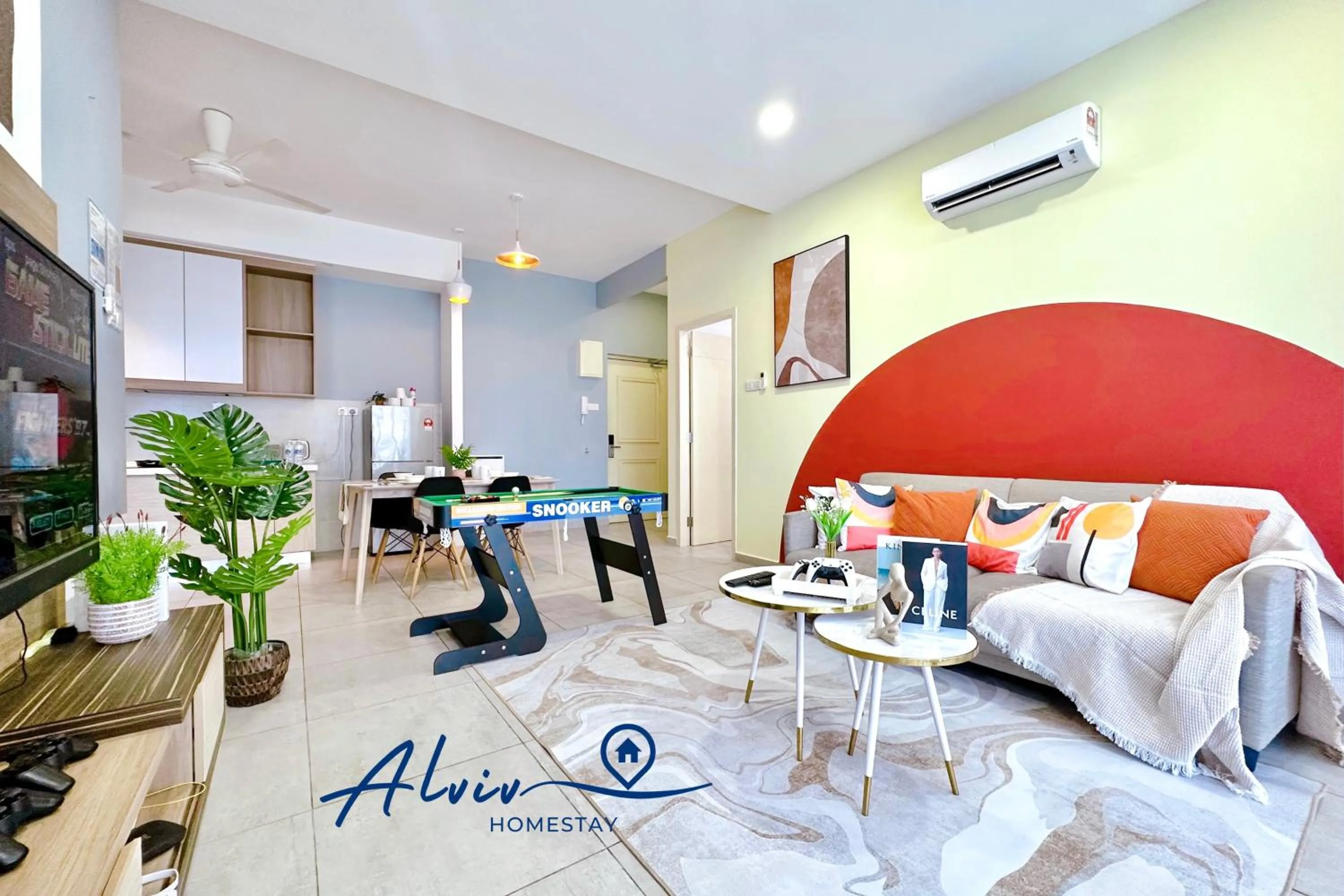 Living room in Atlantis Melaka I 5-11pax I 5min JonkerSt By Alviv Management