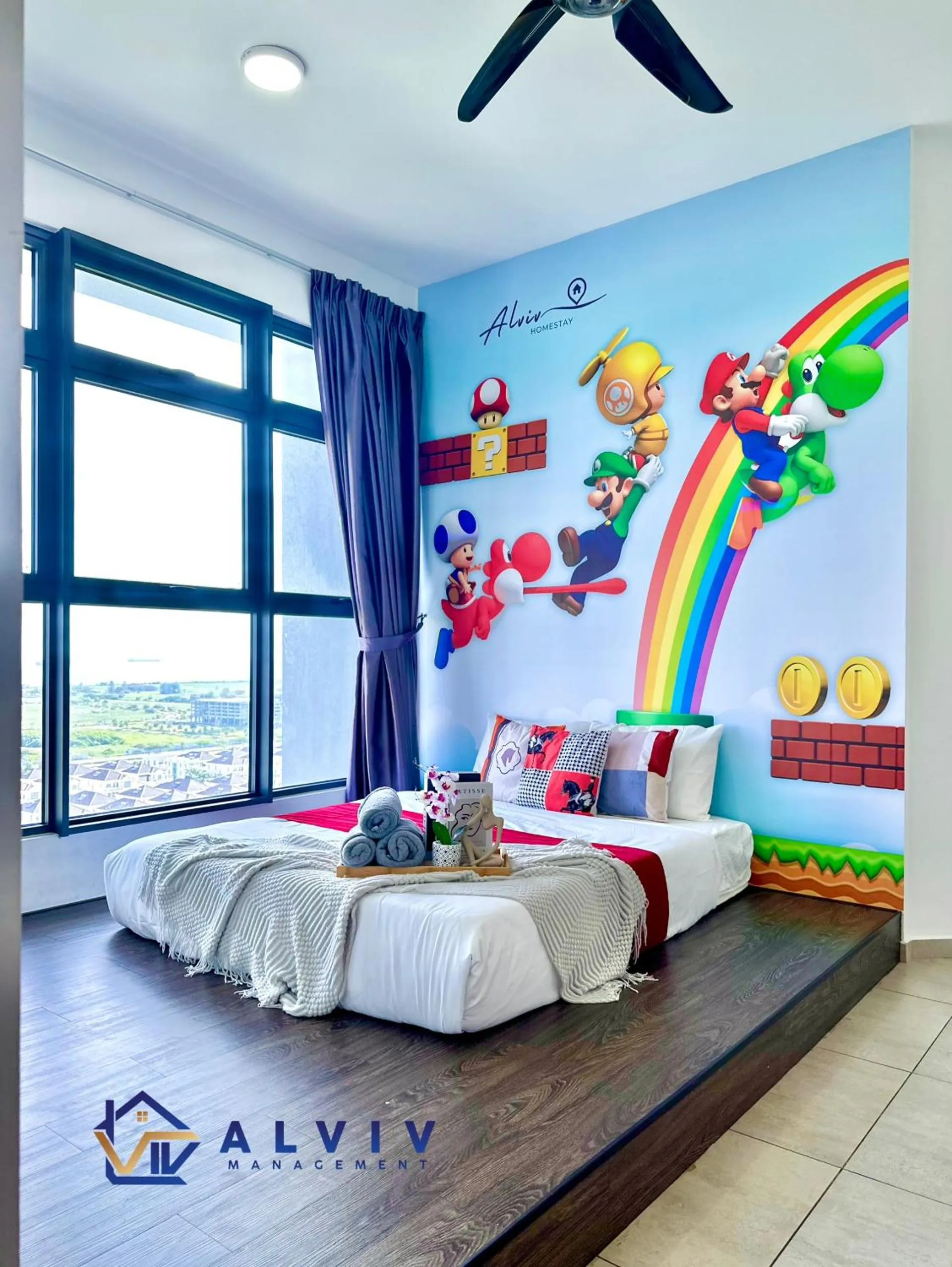 Bedroom, Bed in Atlantis Melaka I 5-11pax I 5min JonkerSt By Alviv Management