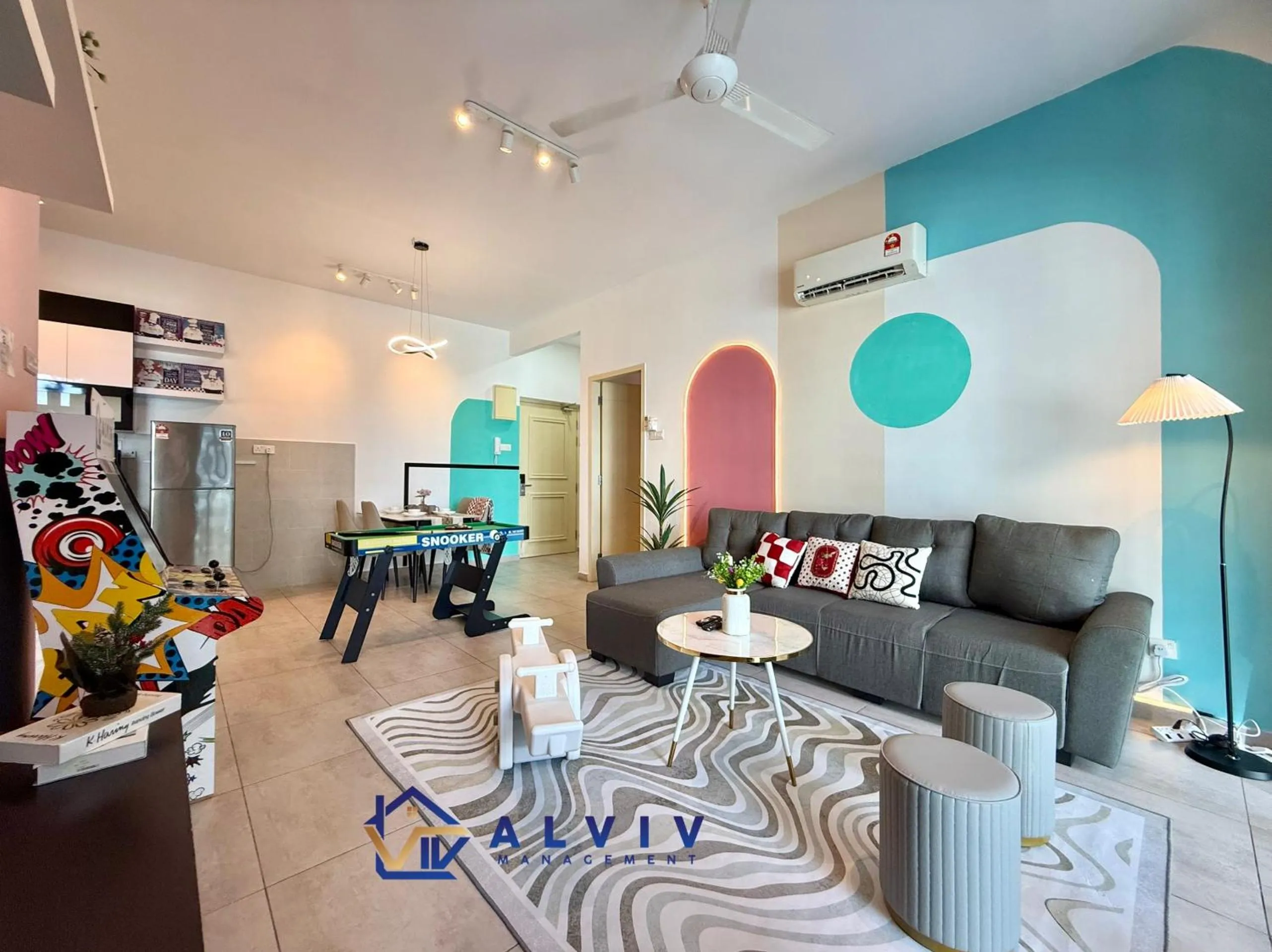 Living room in Atlantis Melaka I 5-11pax I 5min JonkerSt By Alviv Management