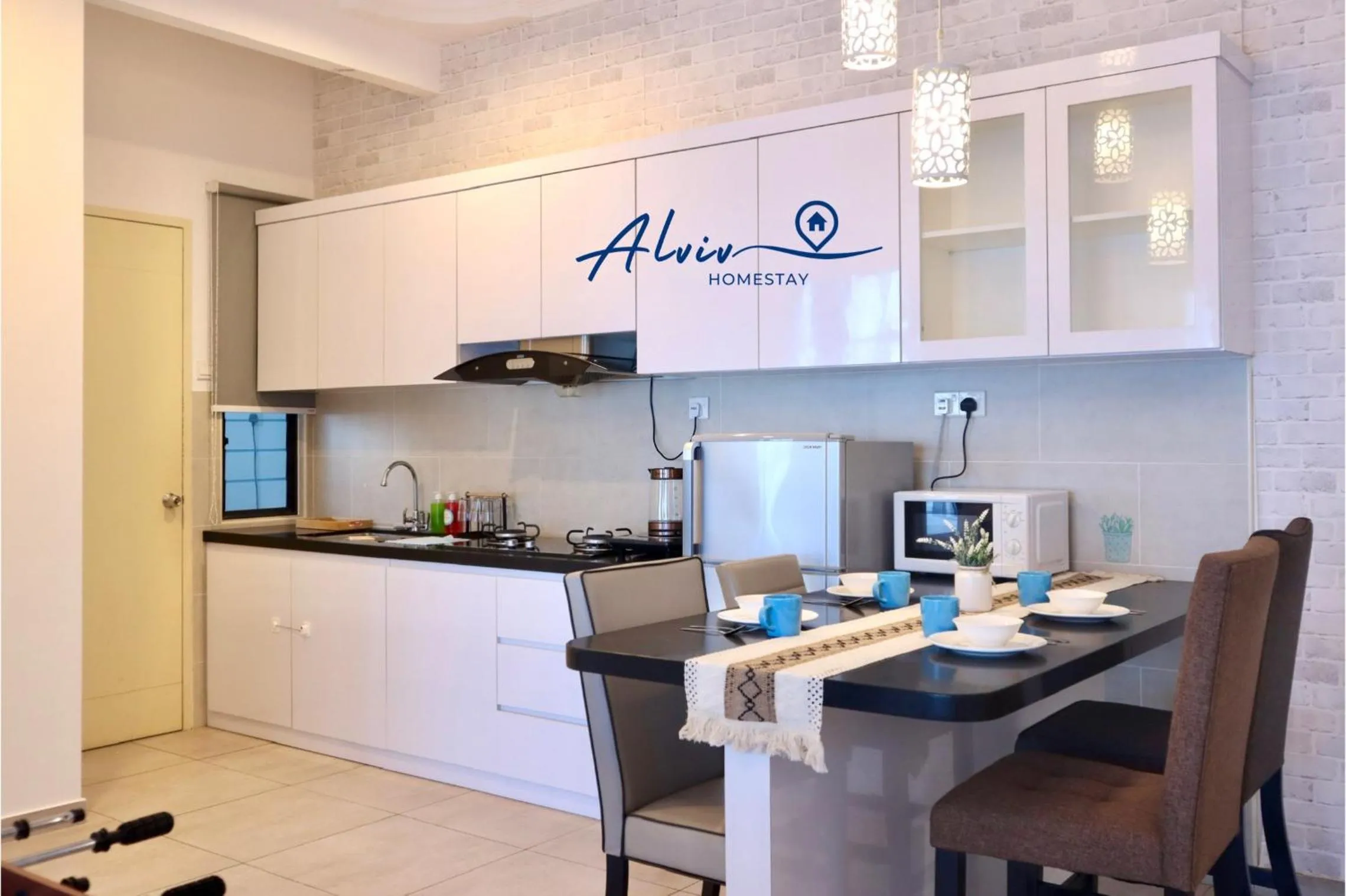 Kitchen or kitchenette in Atlantis Melaka I 5-11pax I 5min JonkerSt By Alviv Management