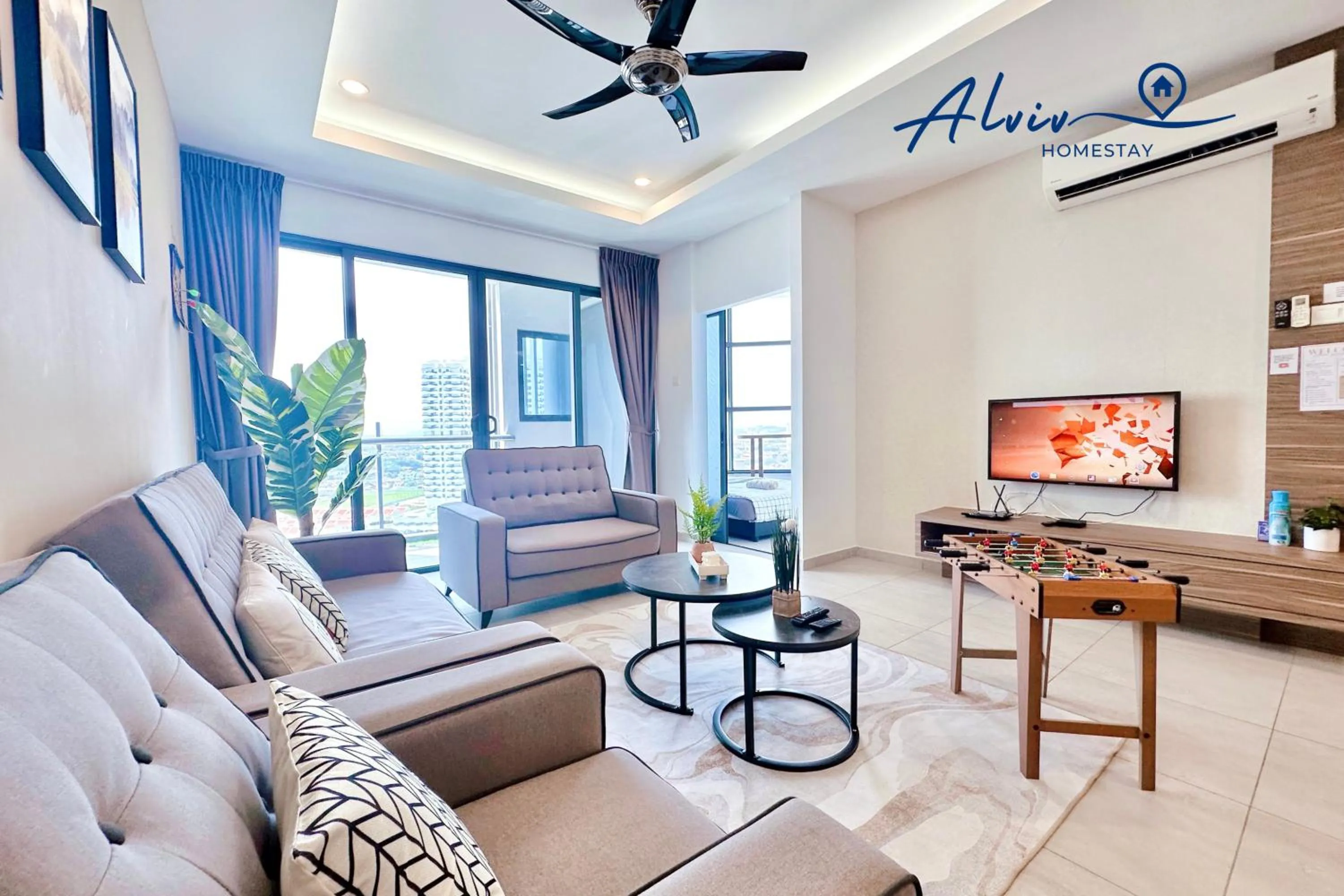 Living room in Atlantis Melaka I 5-11pax I 5min JonkerSt By Alviv Management