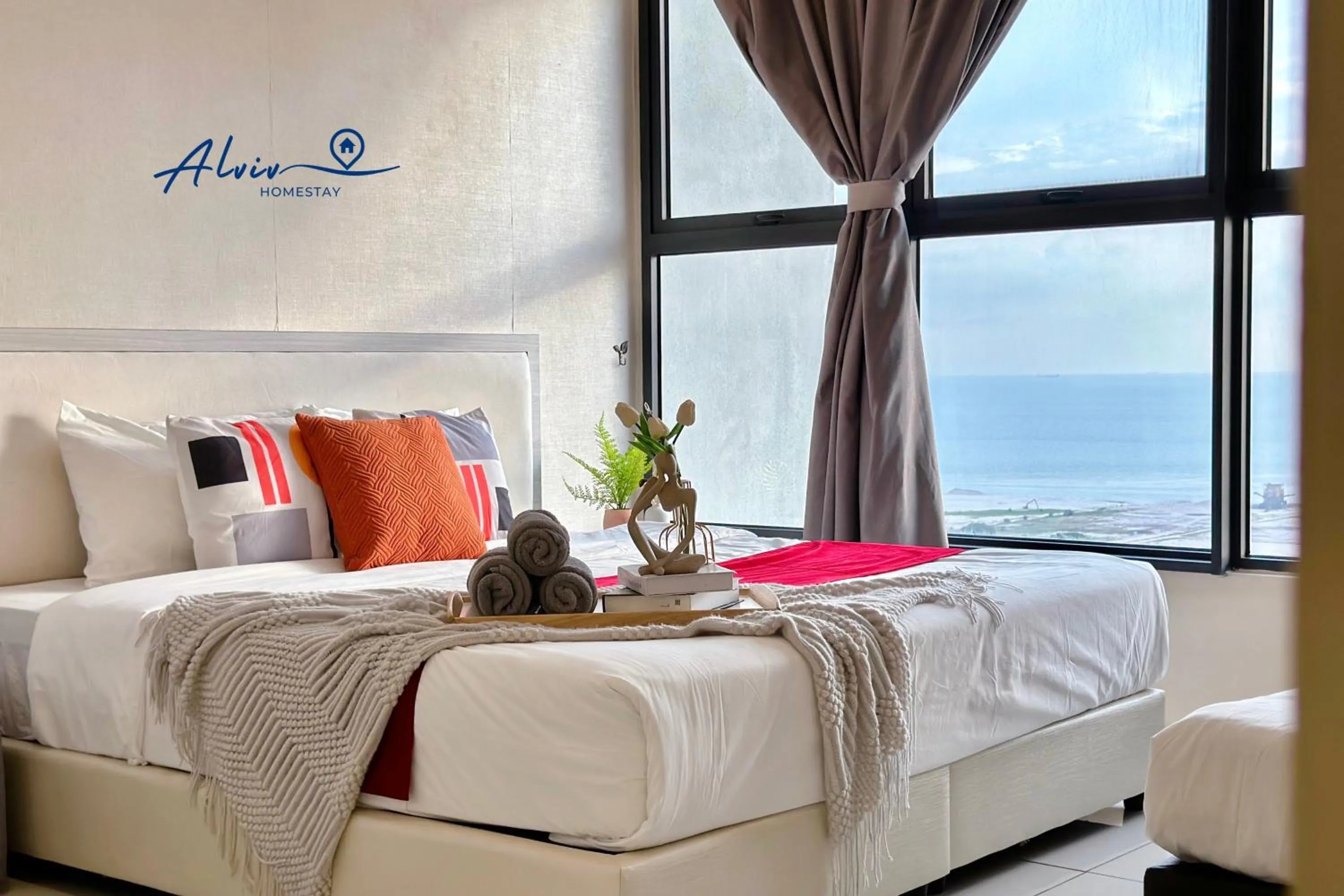 Bedroom, Bed in Atlantis Melaka I 5-11pax I 5min JonkerSt By Alviv Management