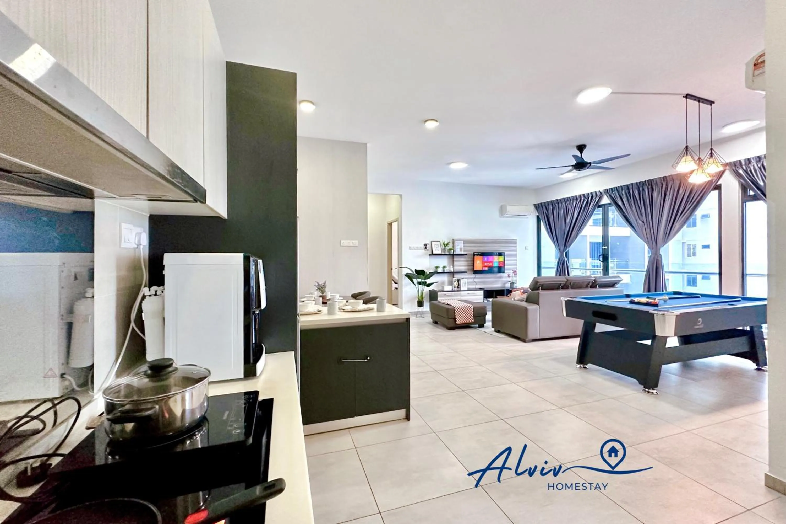 Kitchen or kitchenette in Atlantis Melaka I 5-11pax I 5min JonkerSt By Alviv Management