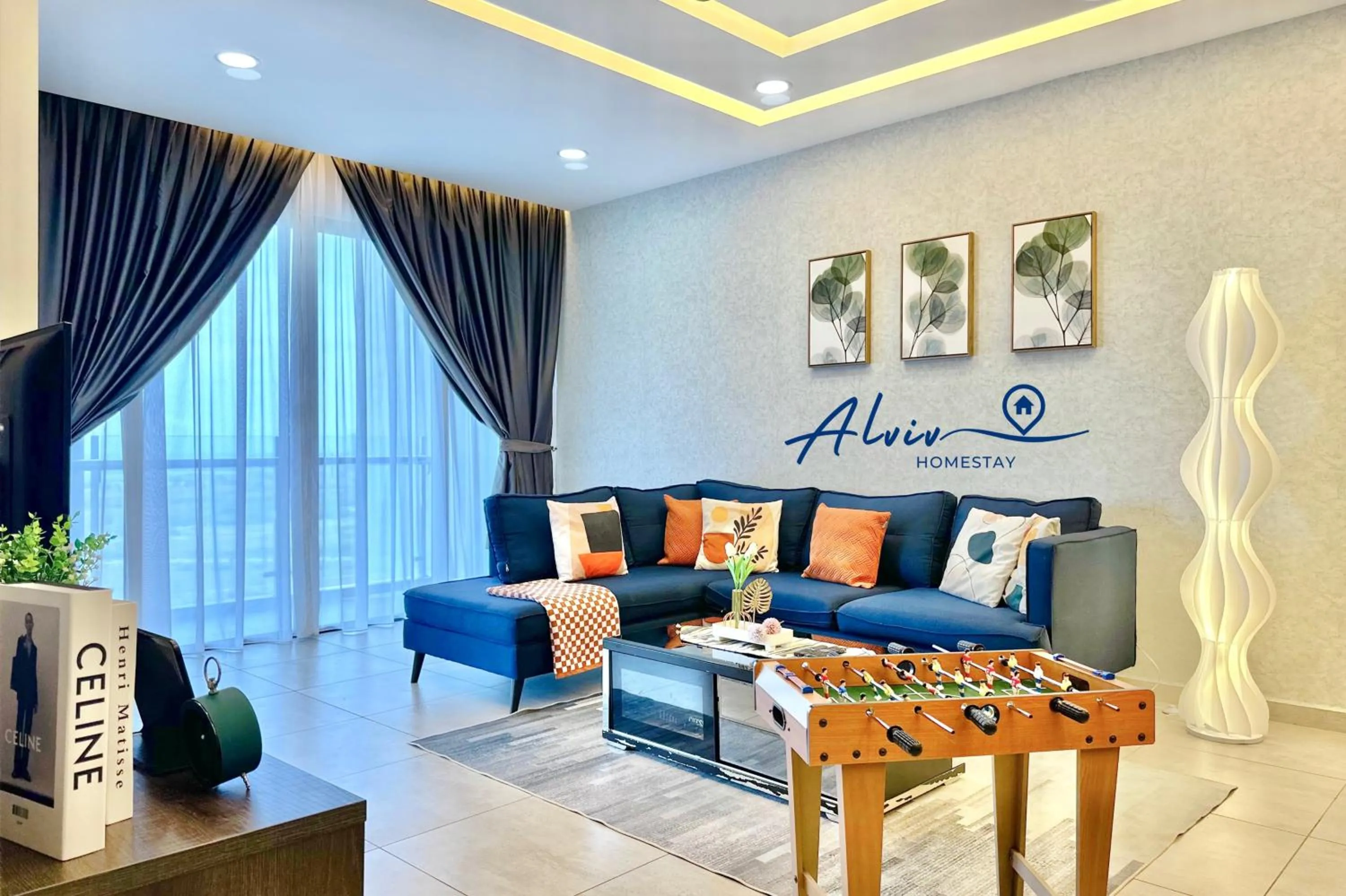 Living room in Atlantis Melaka I 5-11pax I 5min JonkerSt By Alviv Management