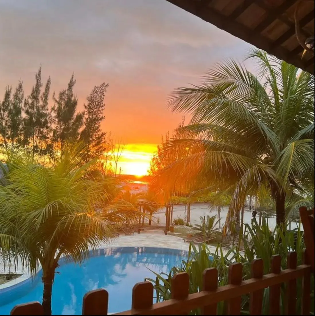 Sunset in Camozen Resort & Spa