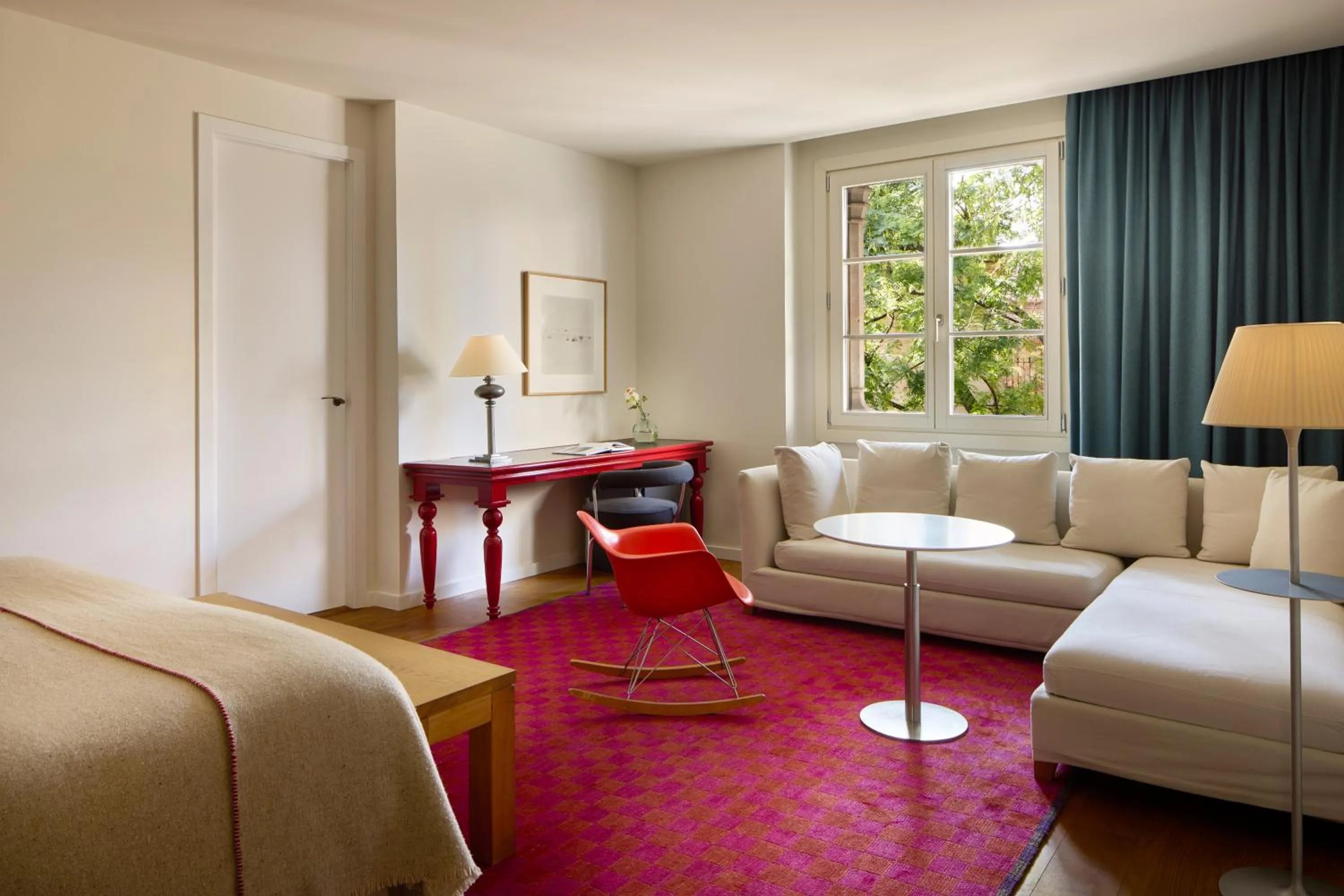 Living room in Hotel Neri – Relais & Chateaux