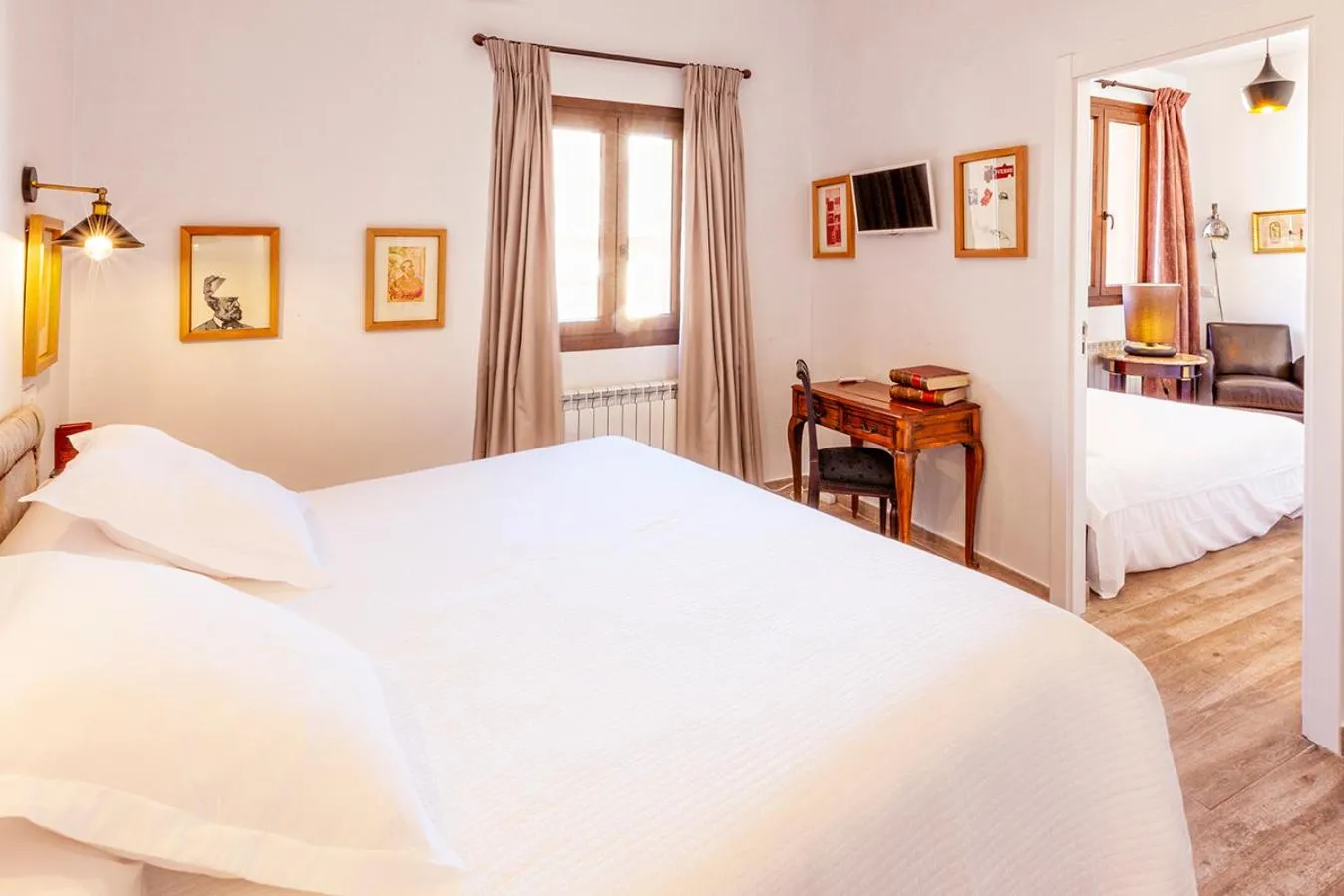 Bed in Hotel Spa Salinas de Imón