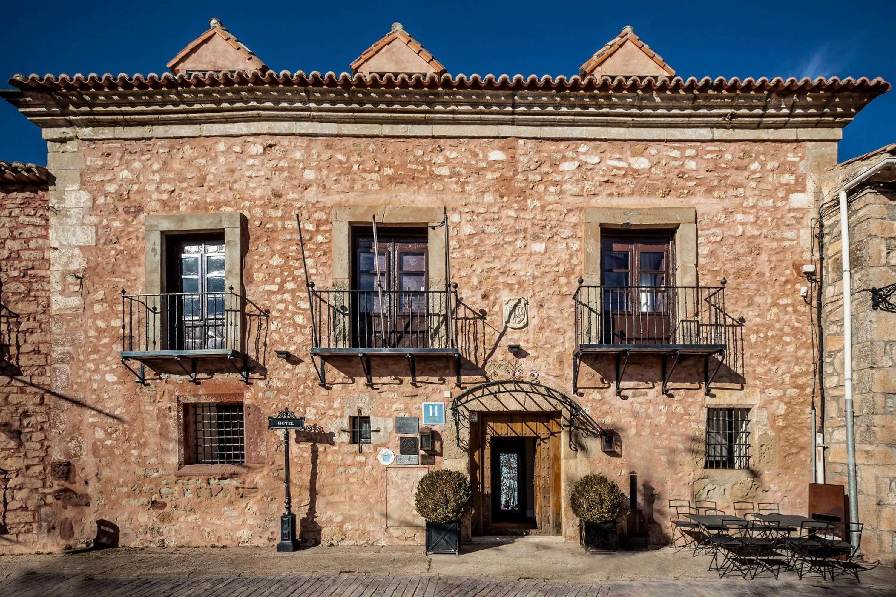 Patio in Hotel Spa Salinas de Imón