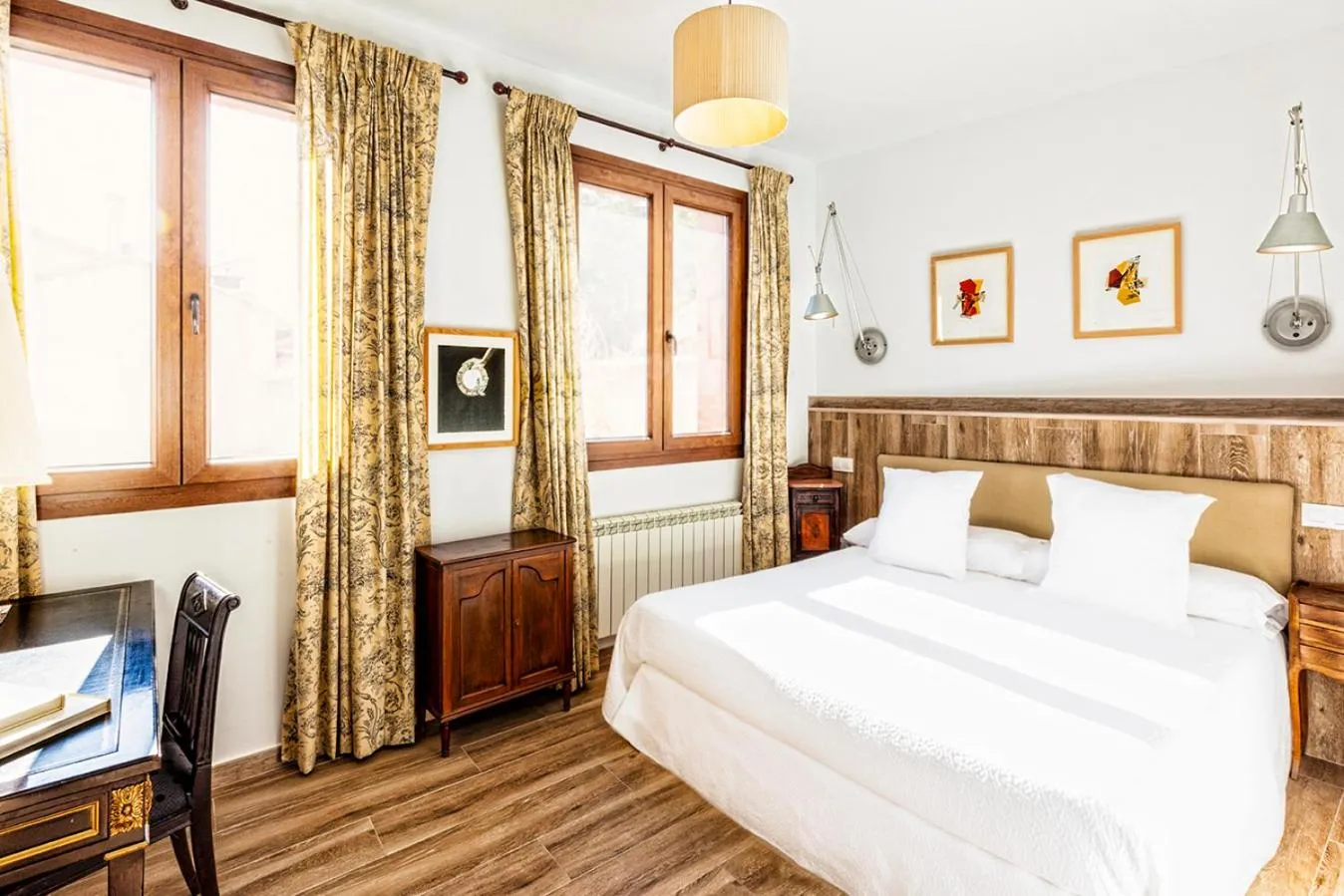 Bed in Hotel Spa Salinas de Imón