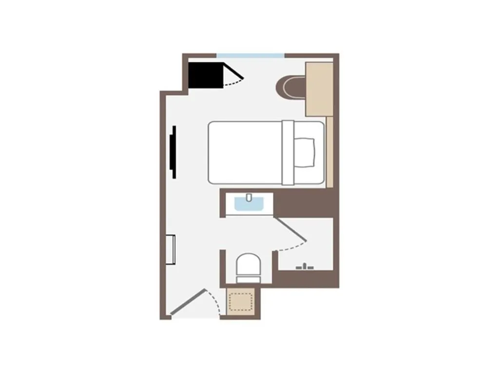 Floor plan in JR-East Hotel Mets Shibuya