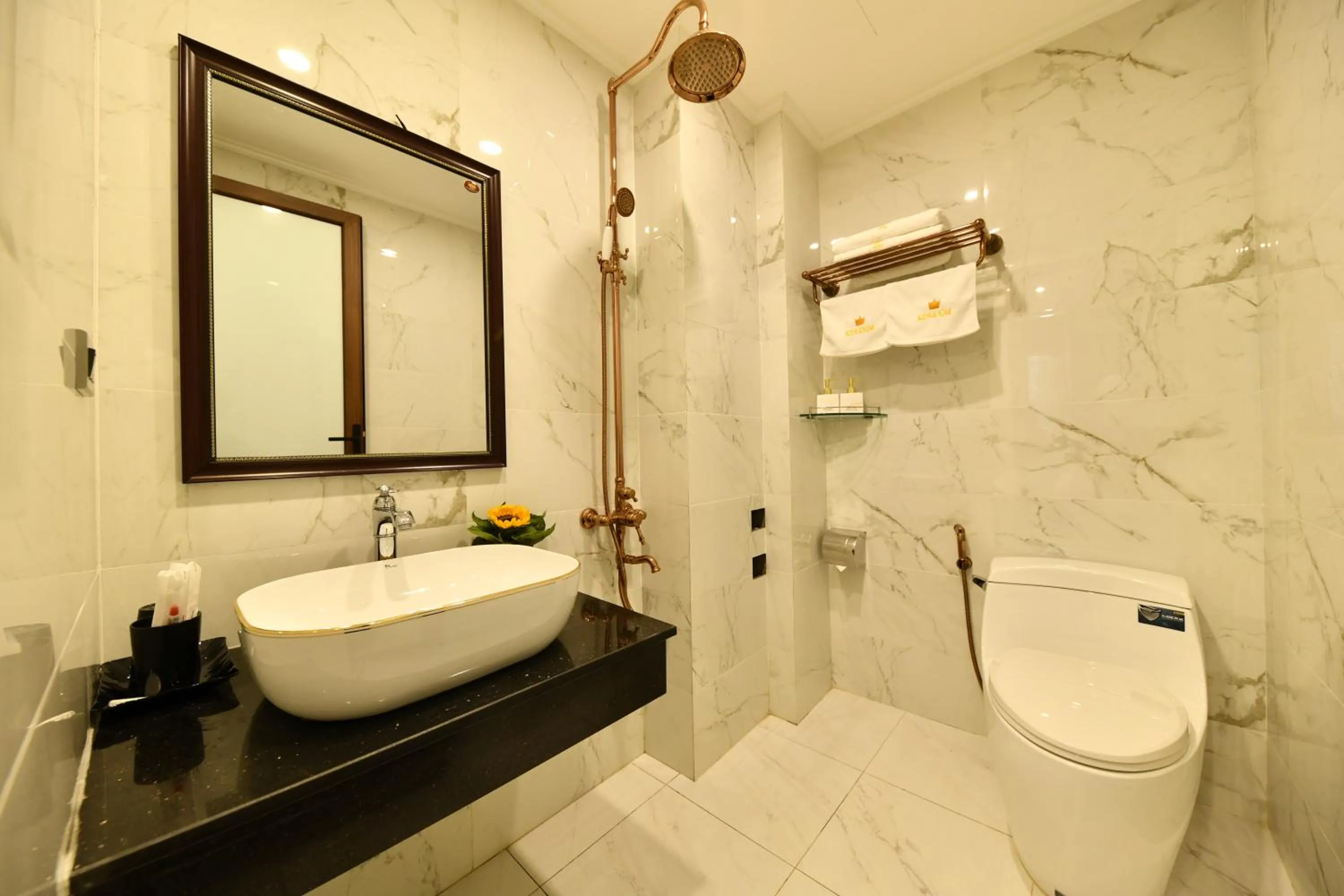 Bathroom in Kingdom Hotel Hanoi