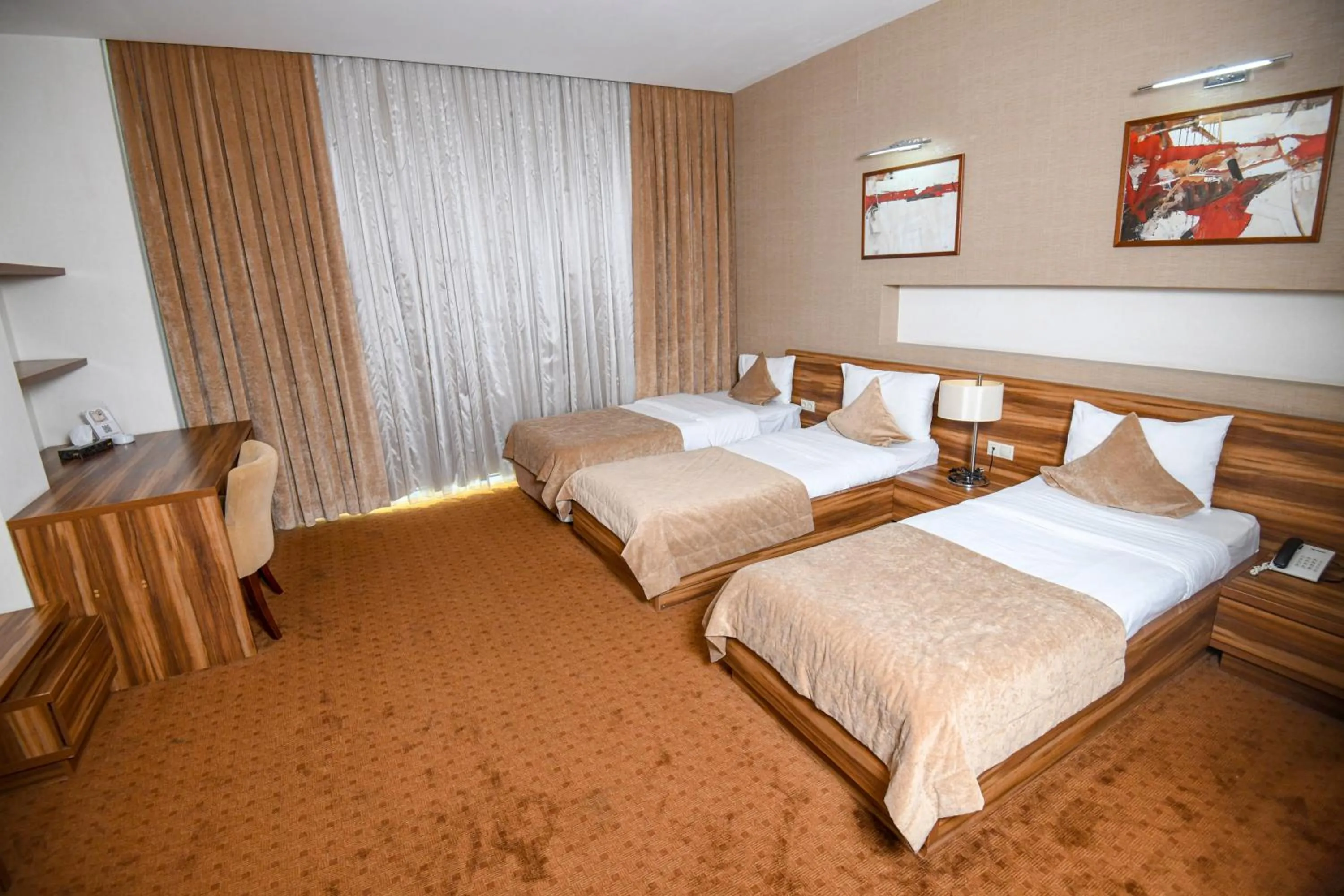 Bed in Avenue Hotel Baku by Smart