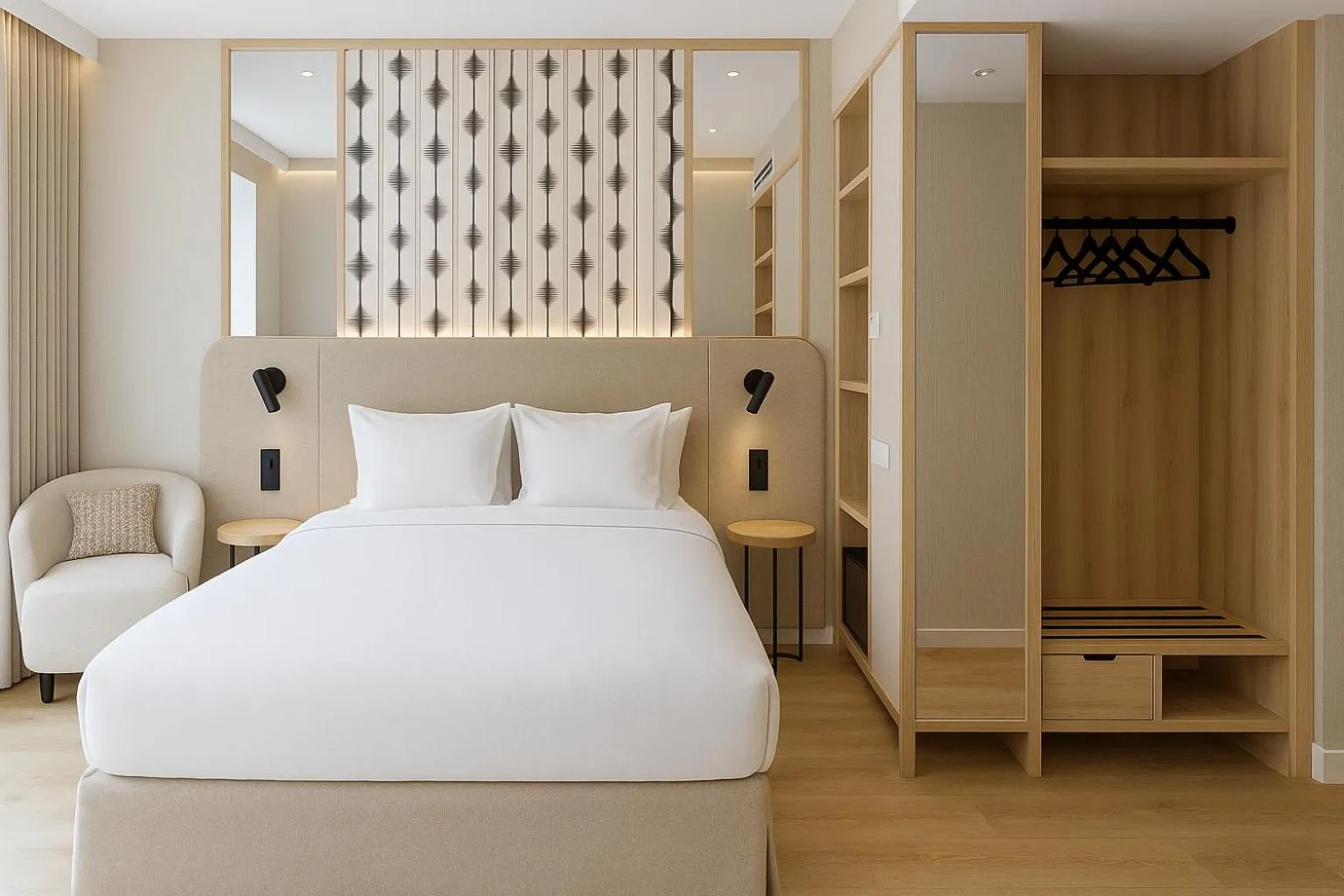 Bed in Petit Palace Plaza de la Reina