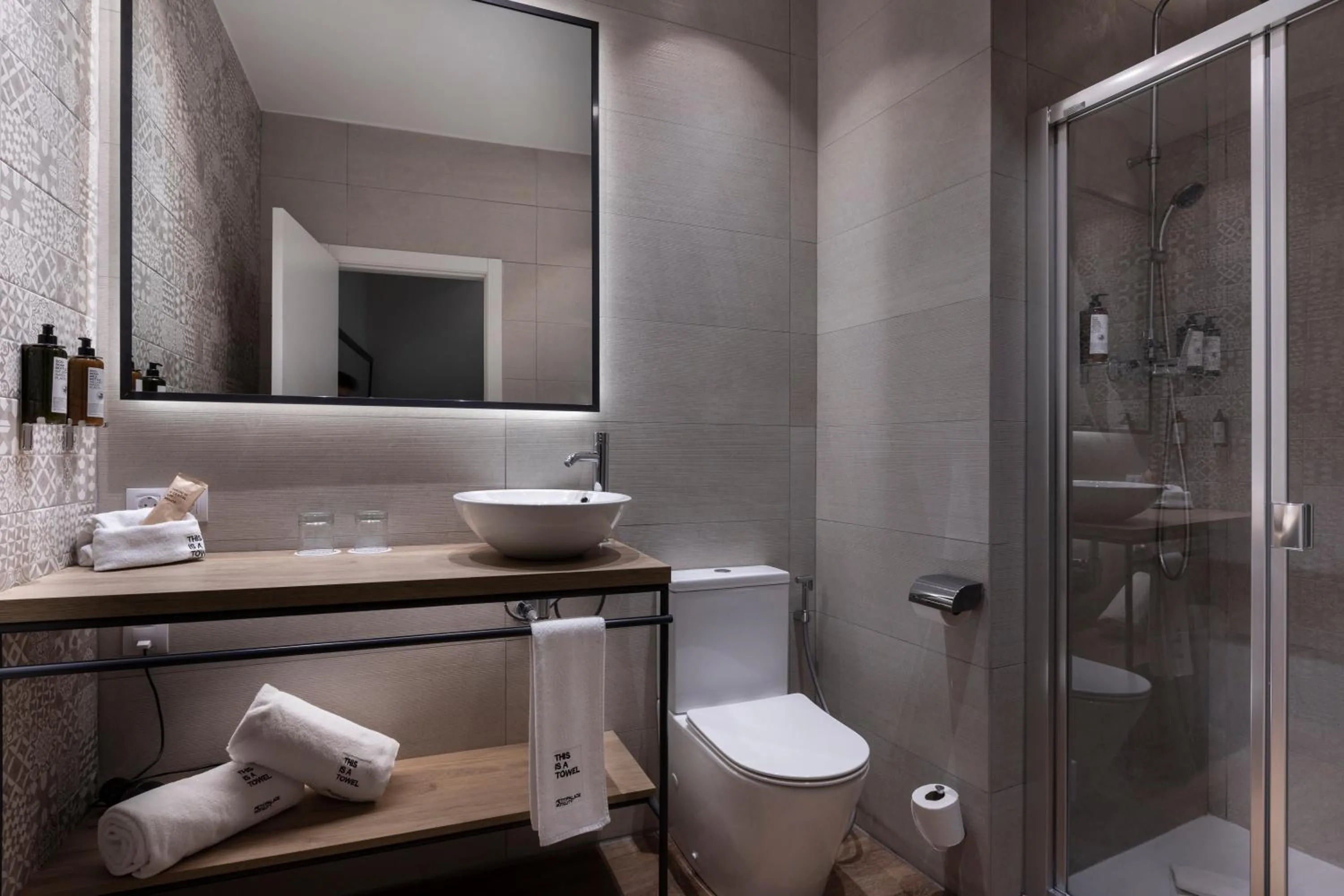 Shower in Petit Palace Plaza de la Reina